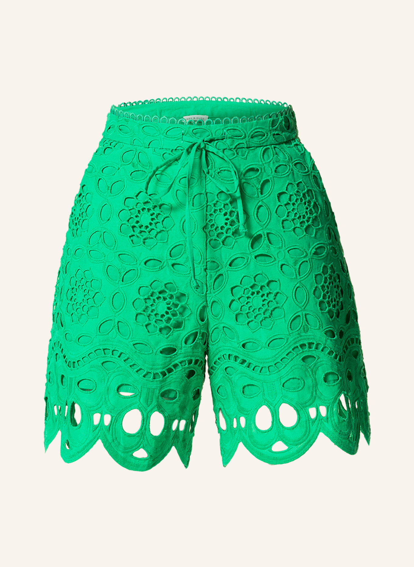 MRS & HUGS Shorts, Color: GREEN (Image 1)