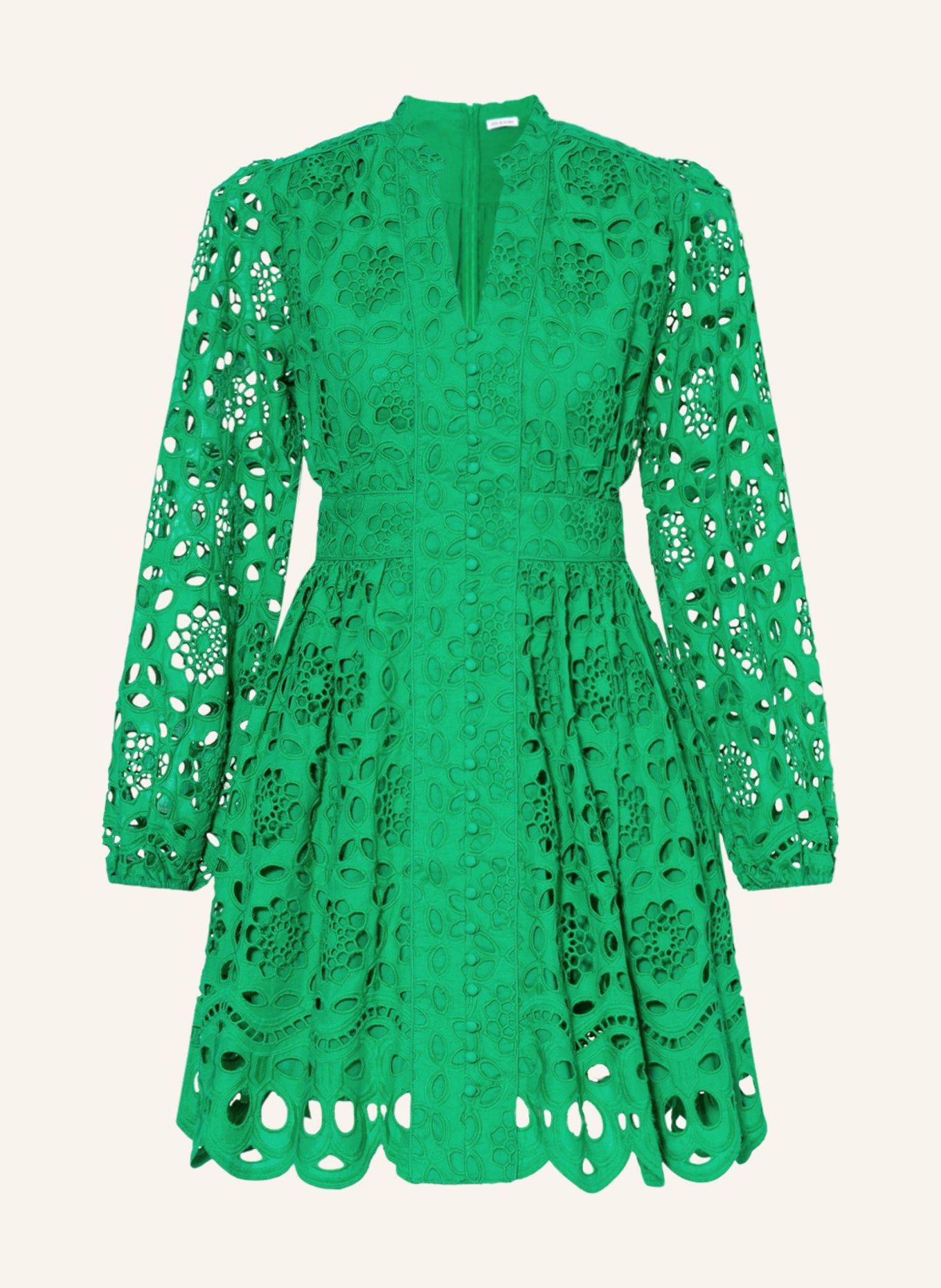 MRS & HUGS Dress made of lace, Color: GREEN (Image 1)