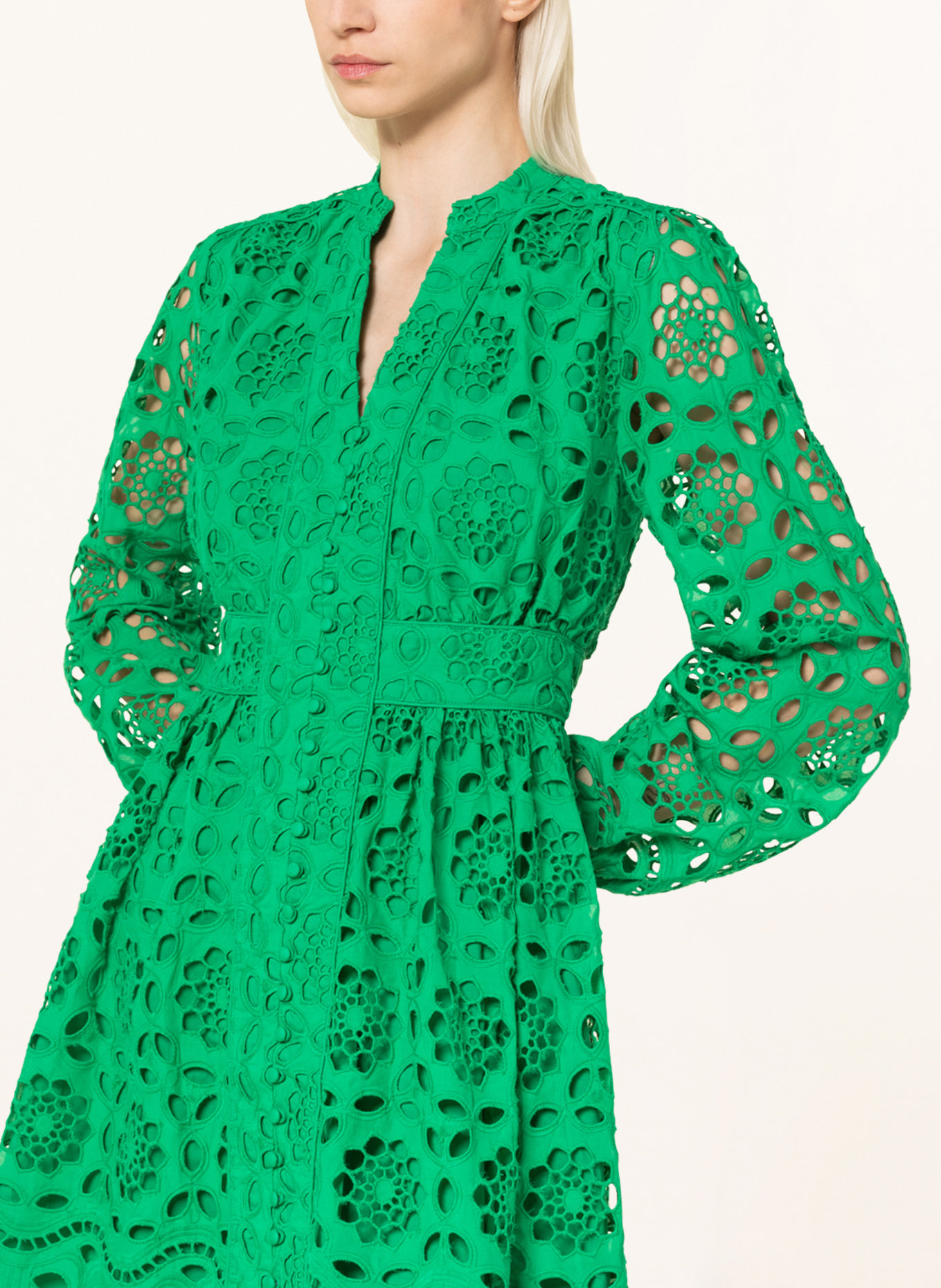 MRS & HUGS Dress made of lace, Color: GREEN (Image 4)