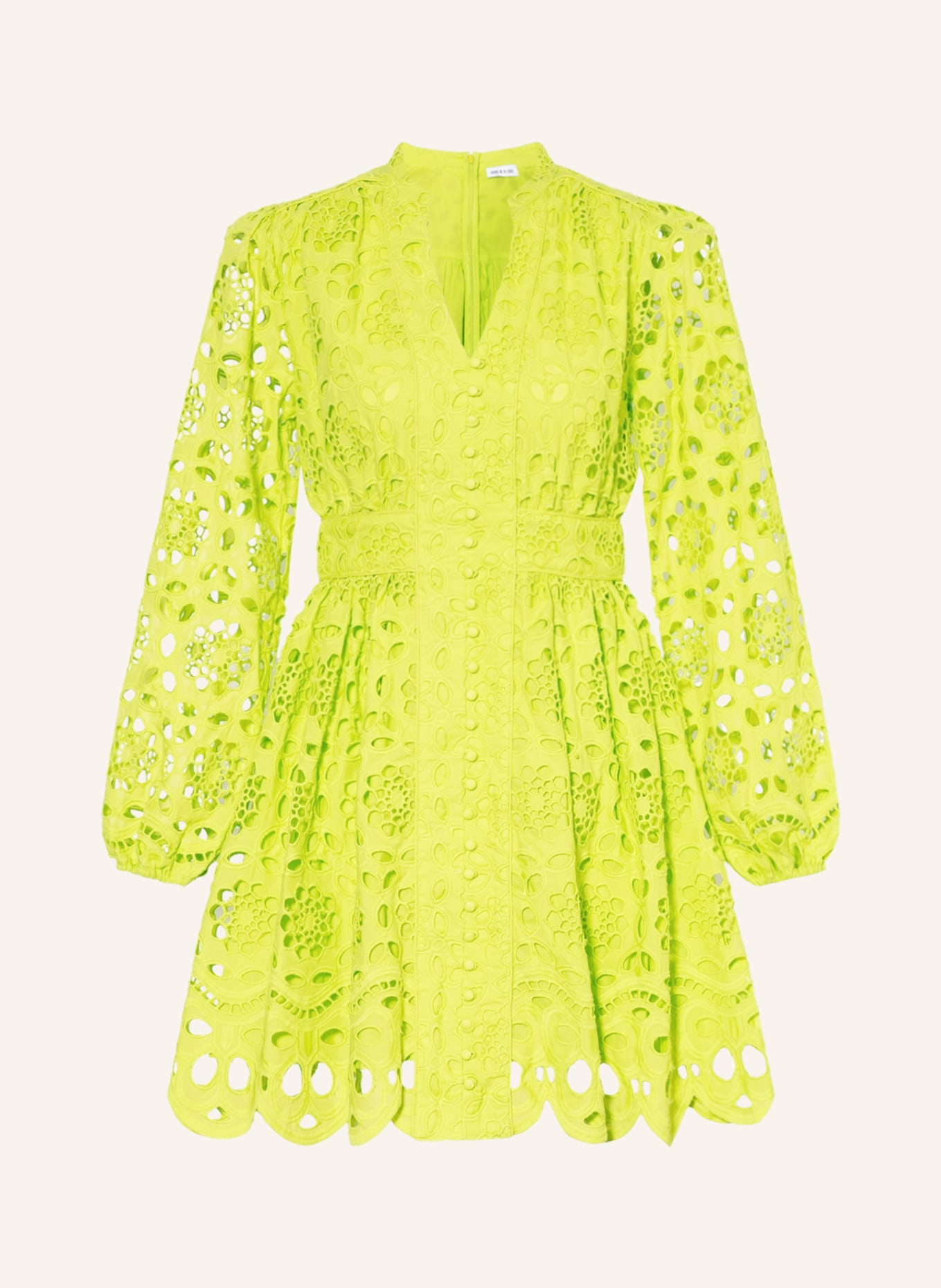 Lace Dress - Light green - Ladies