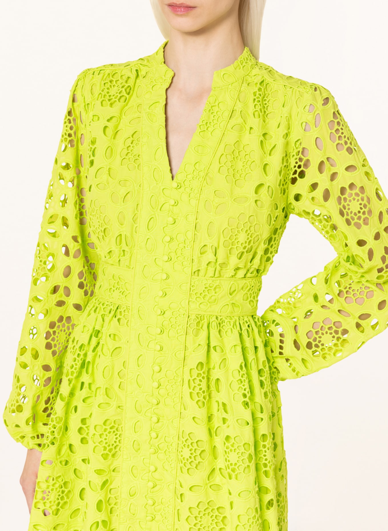 MRS & HUGS Dress made of lace, Color: LIGHT GREEN (Image 4)