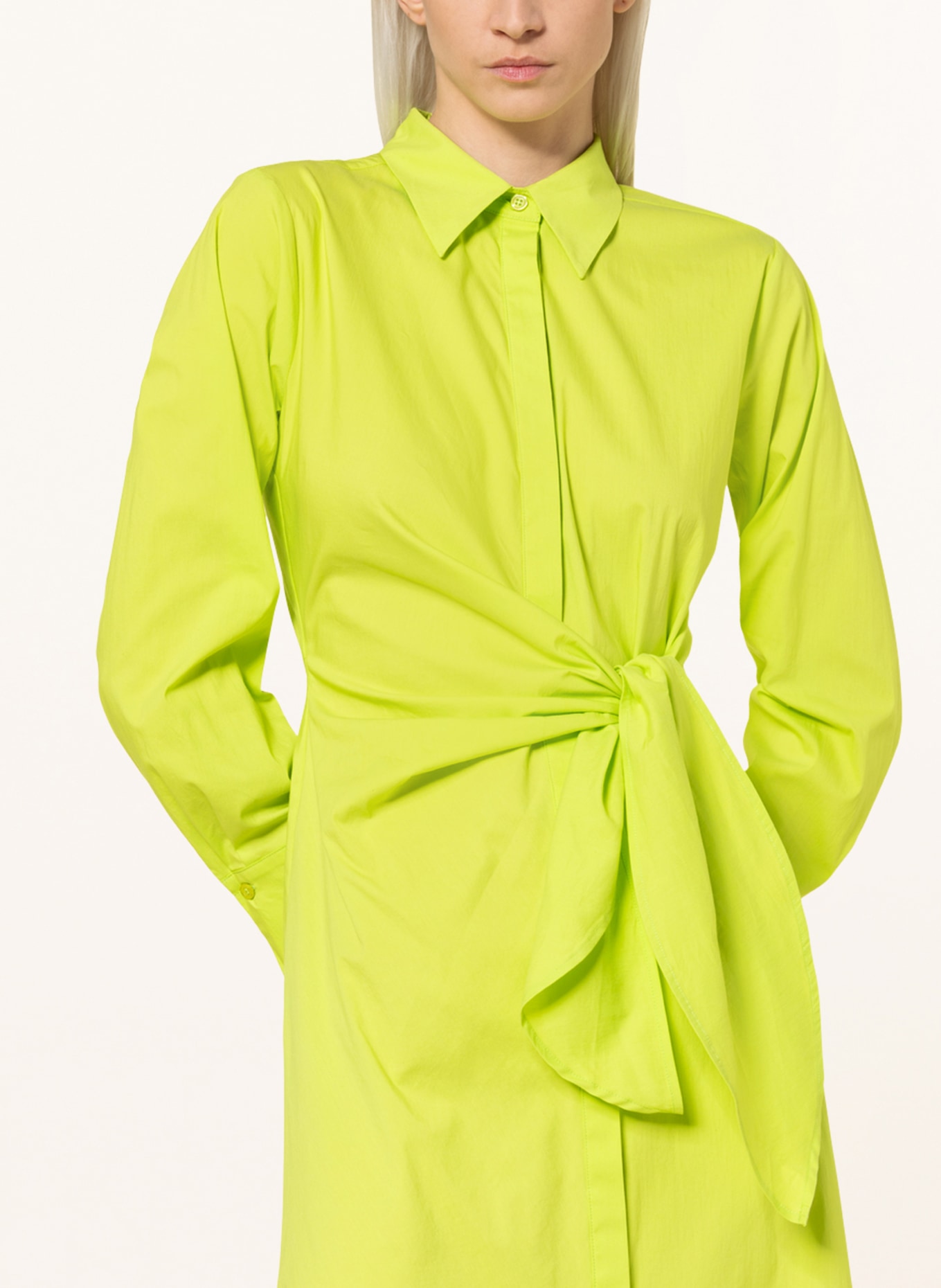MRS & HUGS Shirt dress, Color: NEON YELLOW (Image 4)