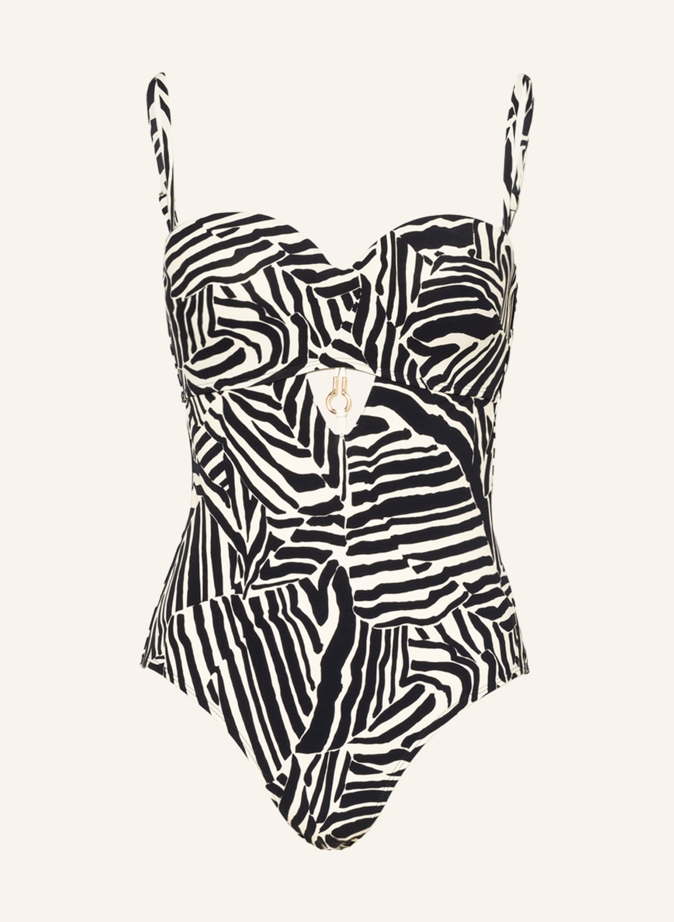 Aubade Underwire swimsuit SAVANNAH MOOD, Color: BLACK/ ECRU (Image 1)