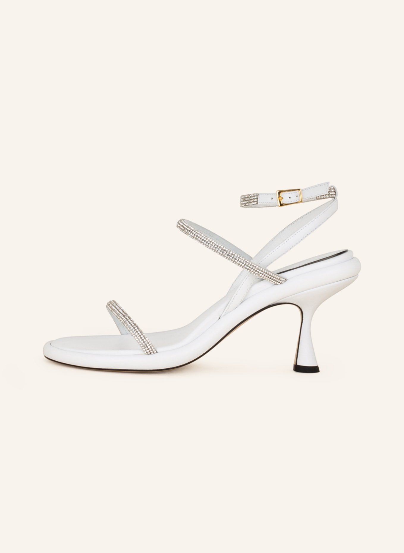 WANDLER Sandals JUNE with decorative gems, Color: WHITE (Image 4)