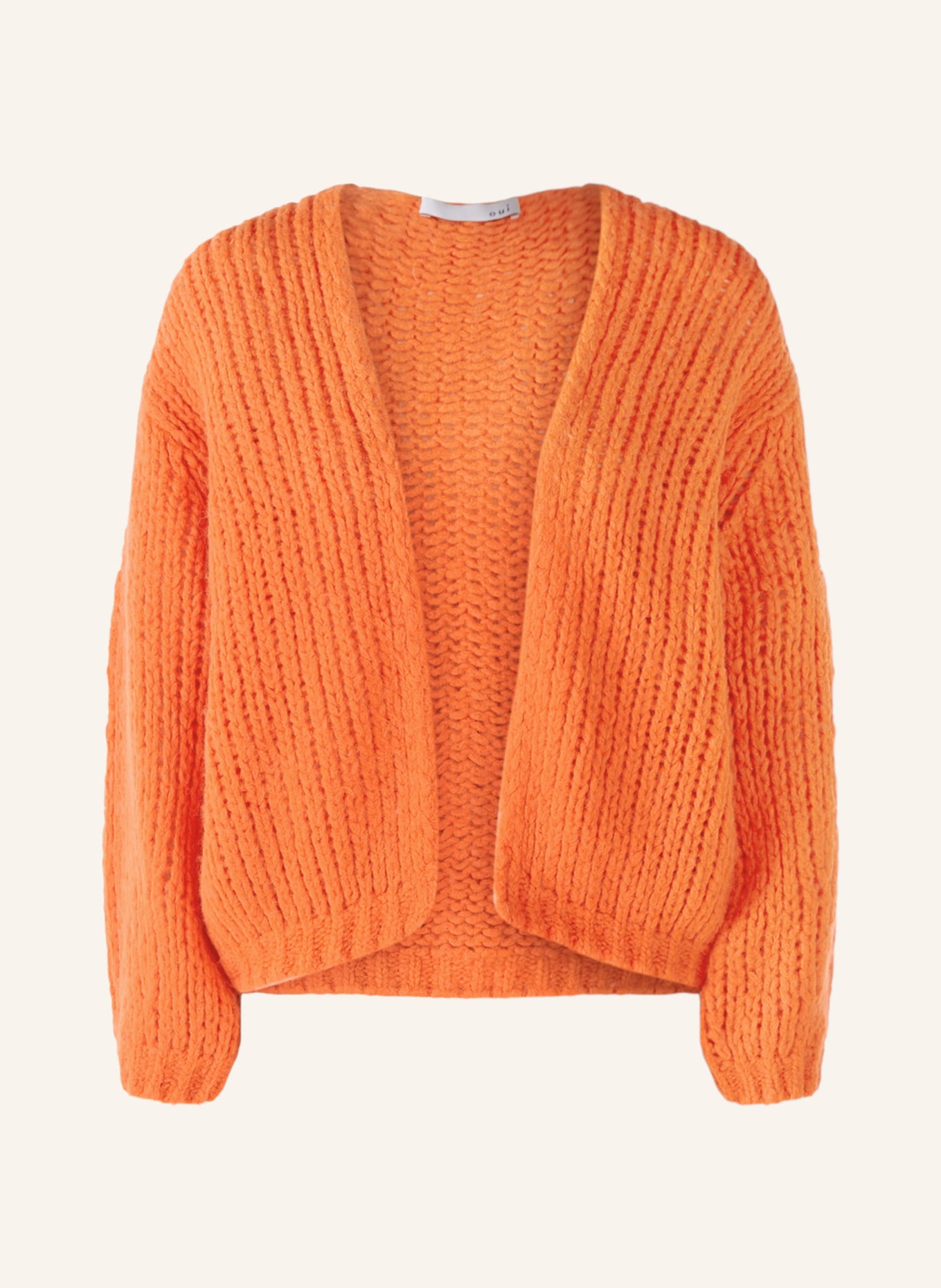 oui Knit cardigan, Color: ORANGE (Image 1)