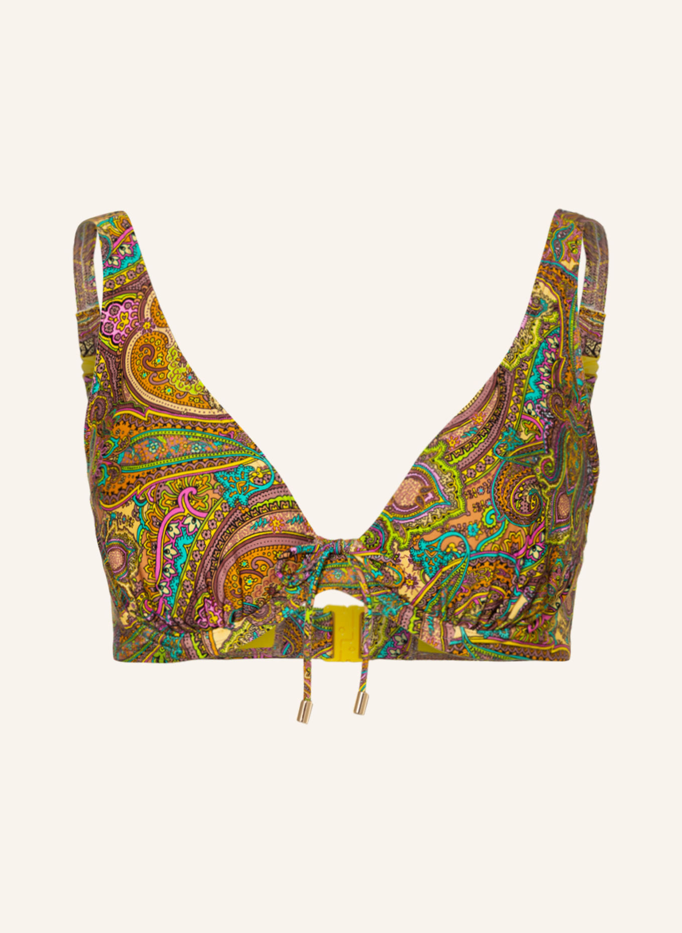 PrimaDonna Bügel-Bikini-Top SAKARUN, Farbe: GELB/ NEONGRÜN/ PINK (Bild 1)