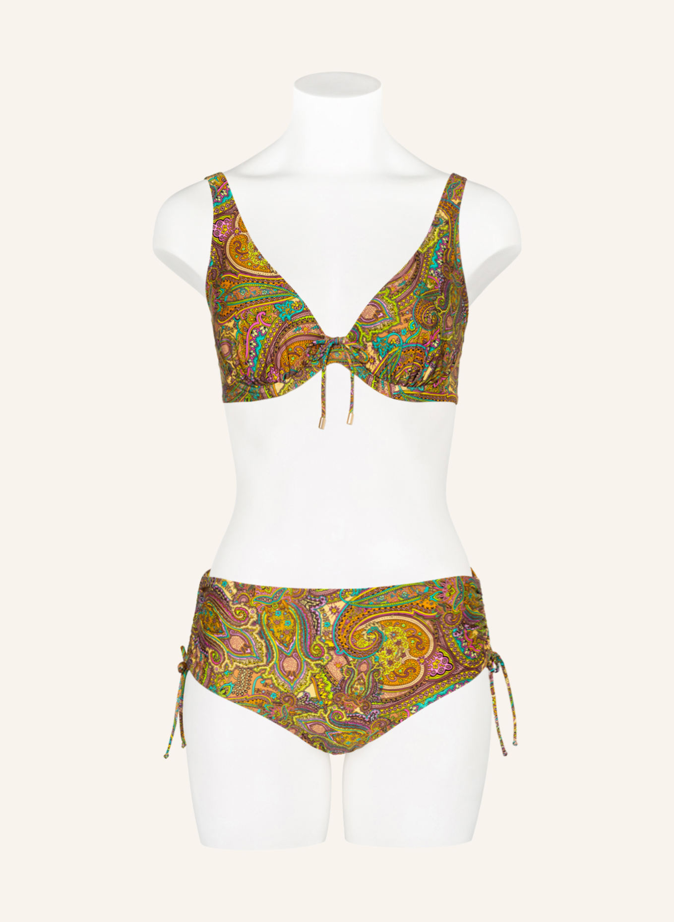 PrimaDonna Underwired bikini top SAKARUN , Color: YELLOW/ NEON GREEN/ PINK (Image 2)