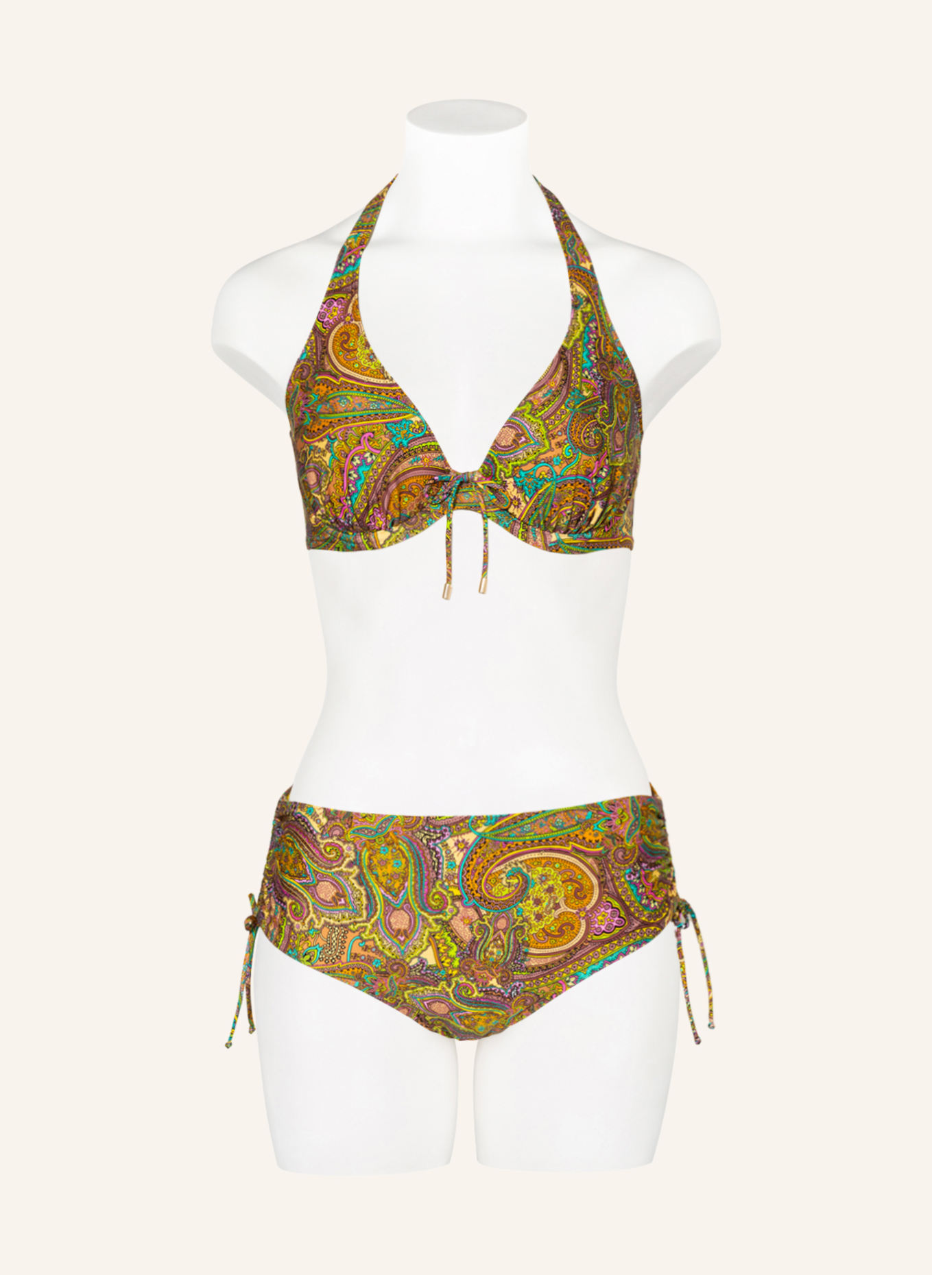 PrimaDonna Underwired bikini top SAKARUN , Color: YELLOW/ NEON GREEN/ PINK (Image 4)