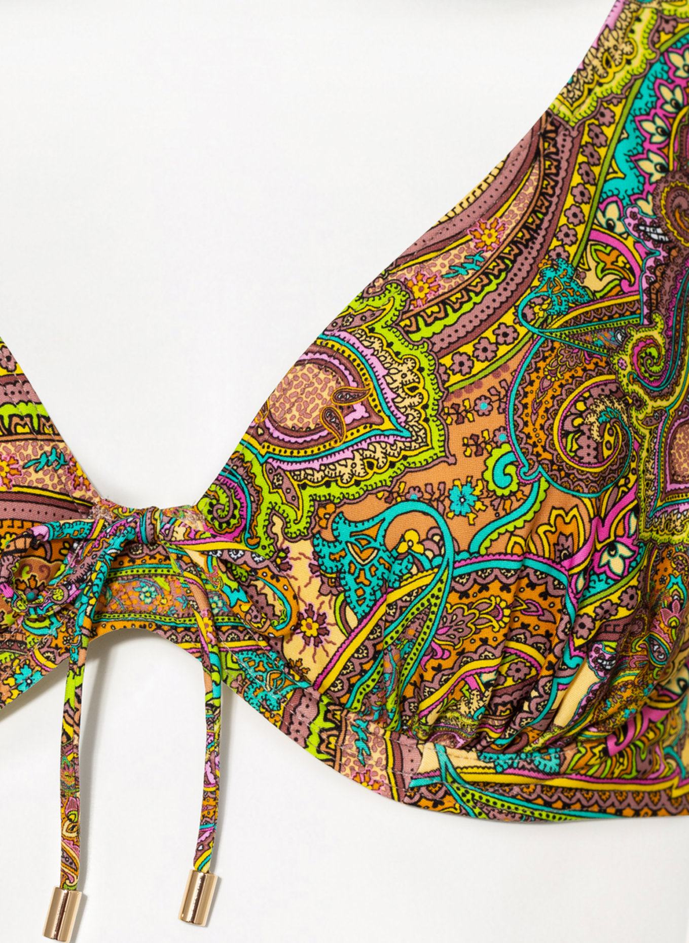 PrimaDonna Underwired bikini top SAKARUN , Color: YELLOW/ NEON GREEN/ PINK (Image 7)