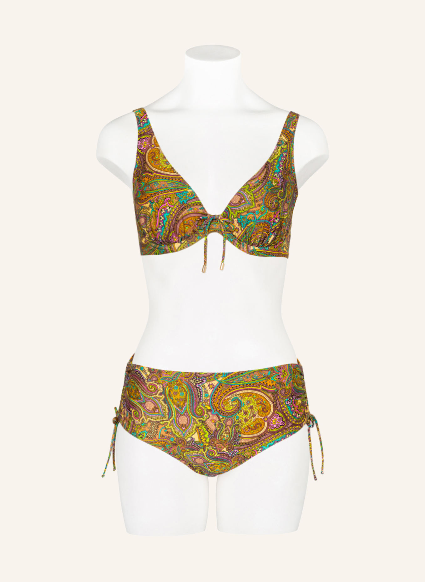 PrimaDonna High-Waist-Bikini-Hose SAKARUN, Farbe: NEONGELB/ NEONBLAU/ PINK (Bild 2)