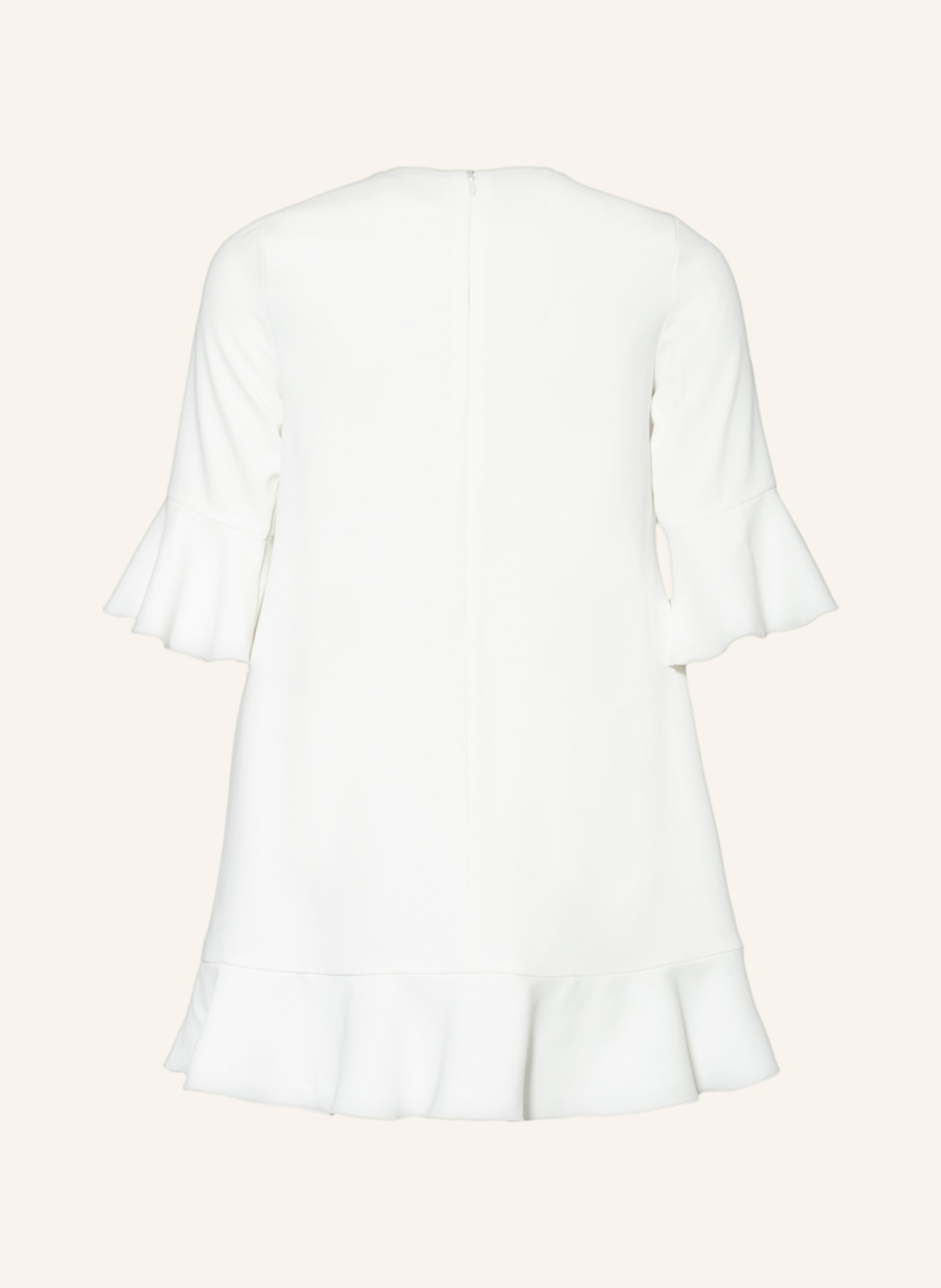 il gufo Kleid mit Volants und 3/4-Arm, Farbe: ECRU (Bild 2)