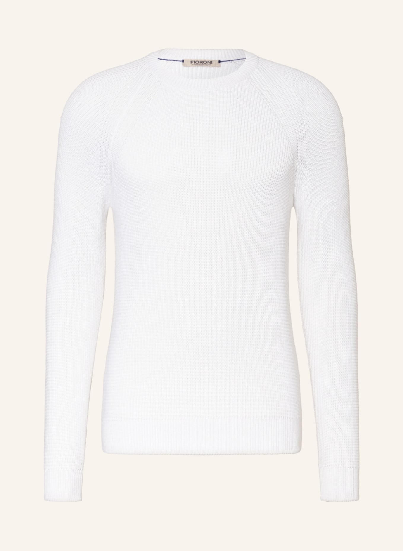 FIORONI Sweater with silk, Color: WHITE (Image 1)