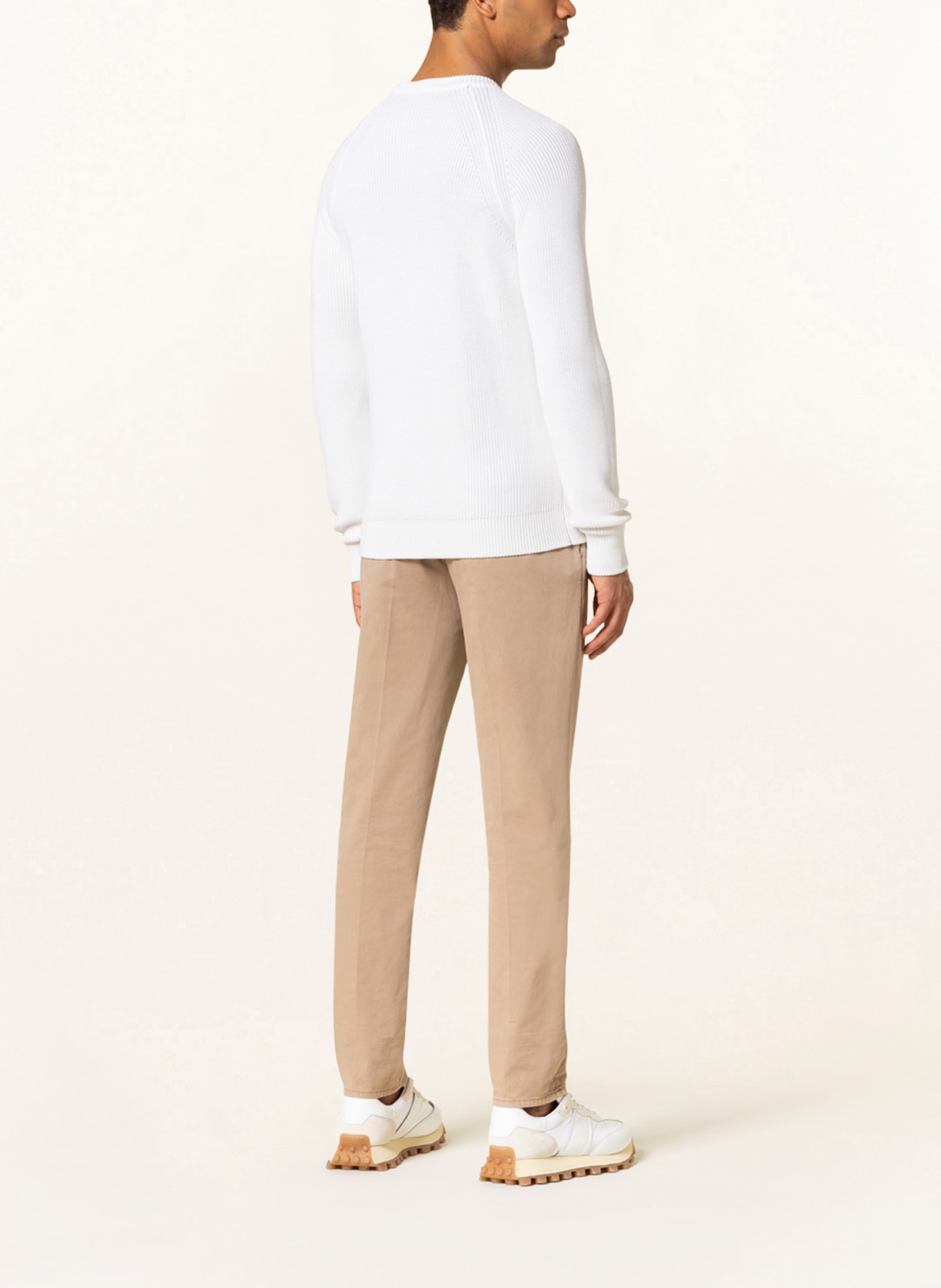 FIORONI Sweater with silk, Color: WHITE (Image 3)