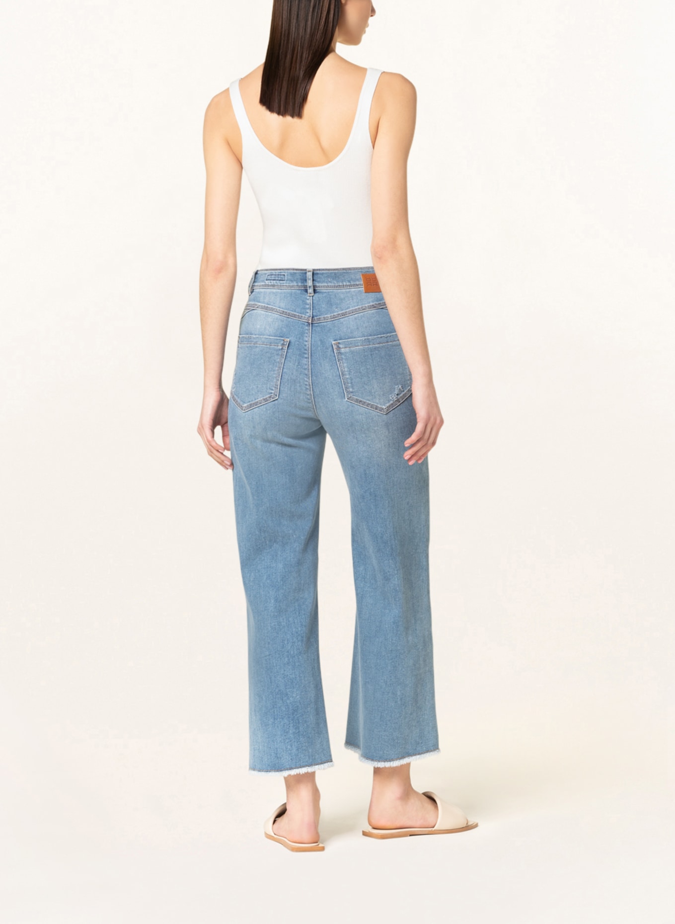 RIANI Jeans-Culotte, Farbe: 417 light blue scratched (Bild 3)