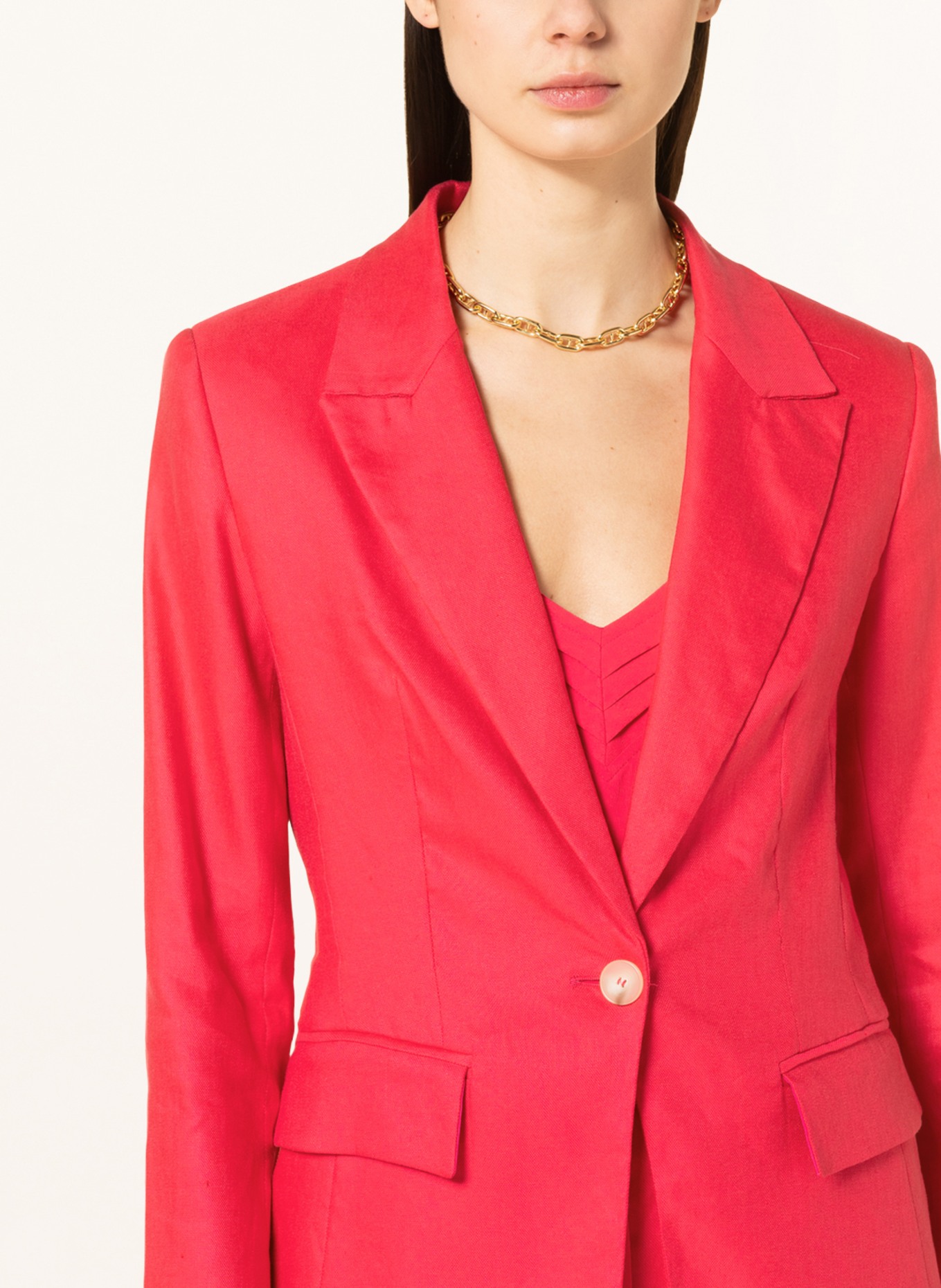 RIANI Blazer with linen, Color: PINK (Image 4)