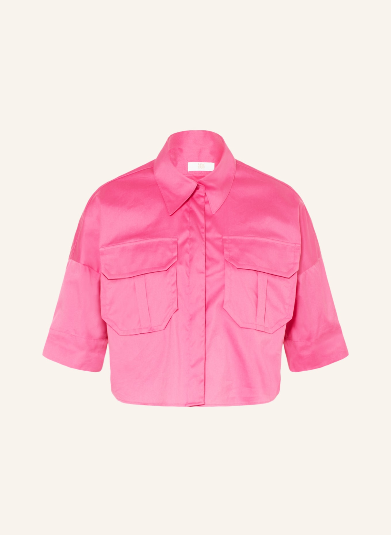 RIANI Cropped shirt blouse , Color: PINK (Image 1)