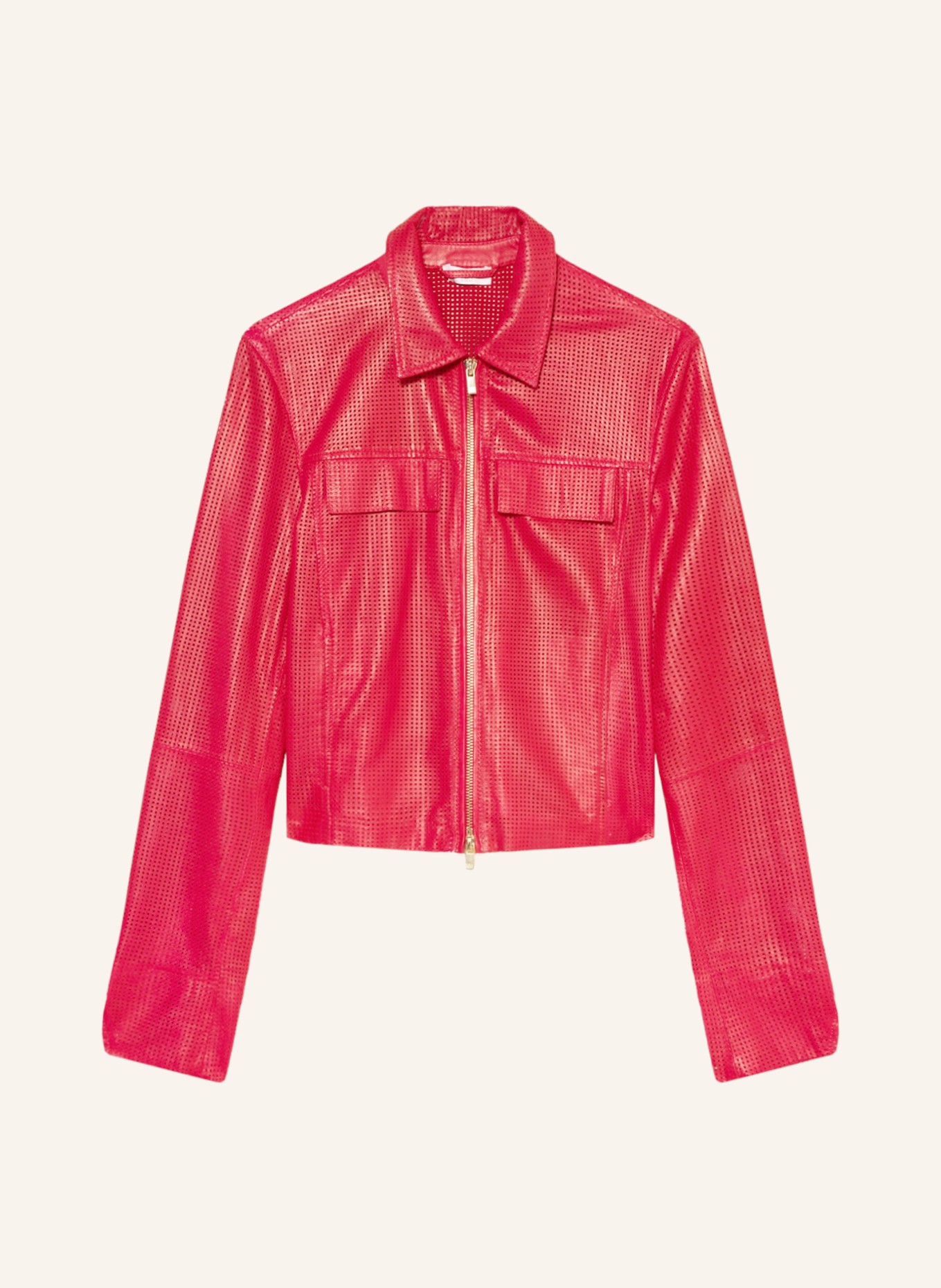RIANI Leather jacket, Color: PINK (Image 1)