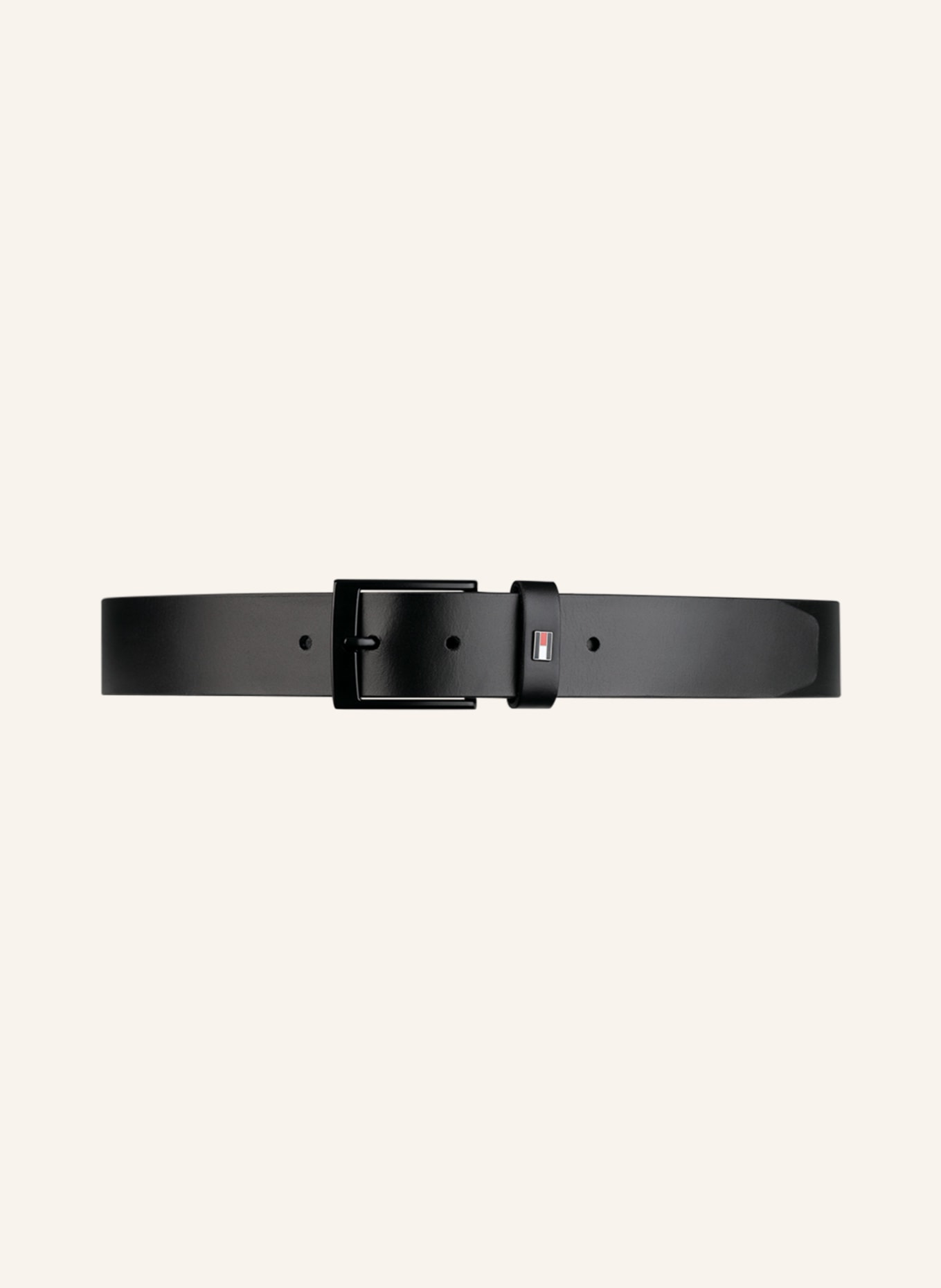 TOMMY HILFIGER Leather belt ADAN, Color: BLACK (Image 2)
