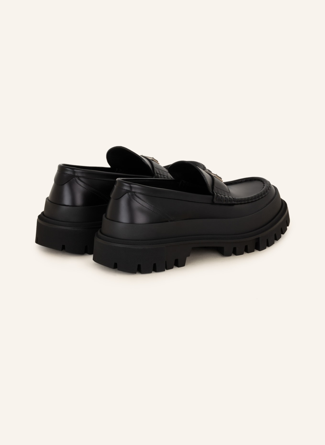 DOLCE & GABBANA Penny loafers, Color: BLACK (Image 2)