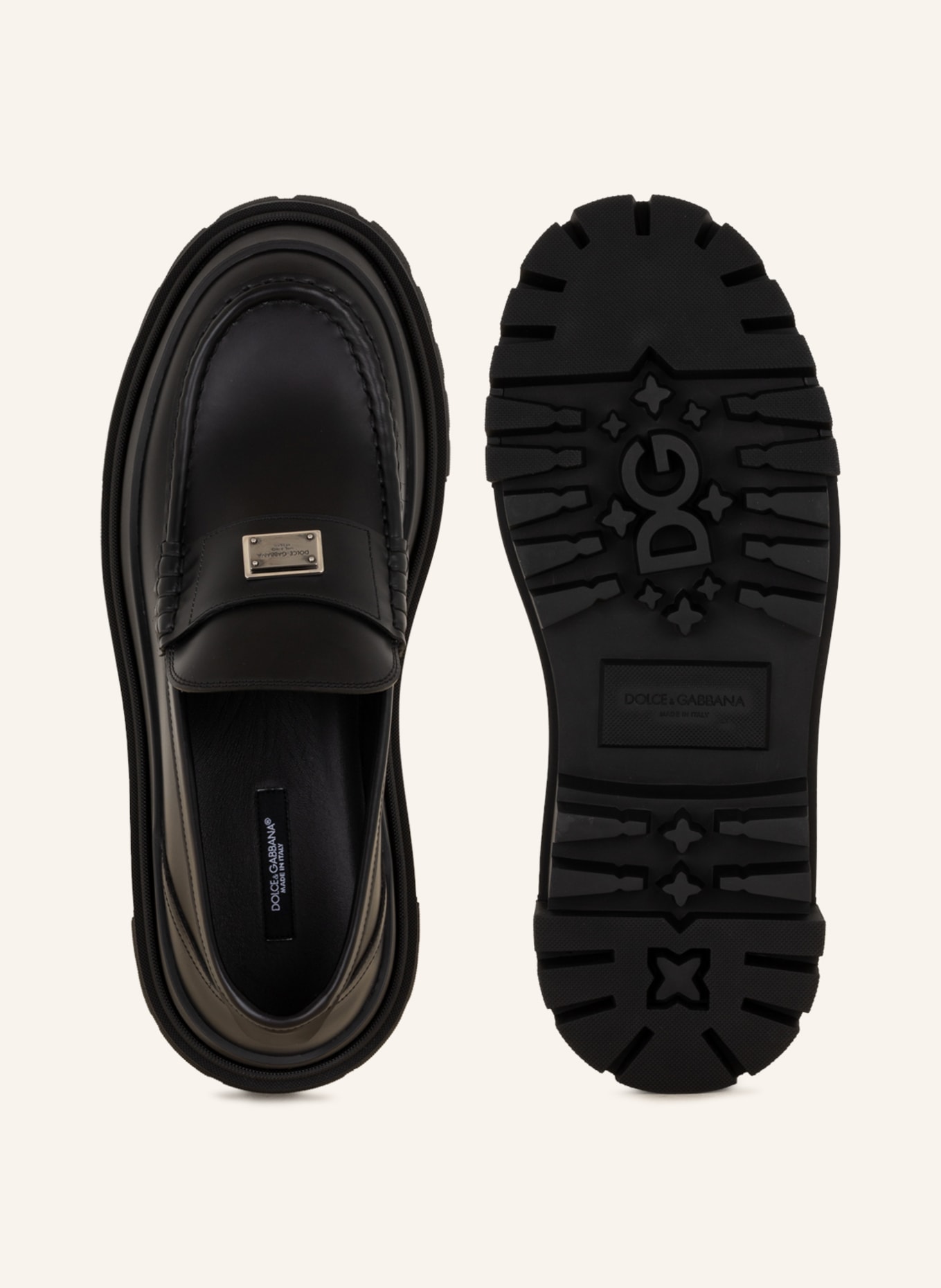 DOLCE & GABBANA Penny loafers, Color: BLACK (Image 5)