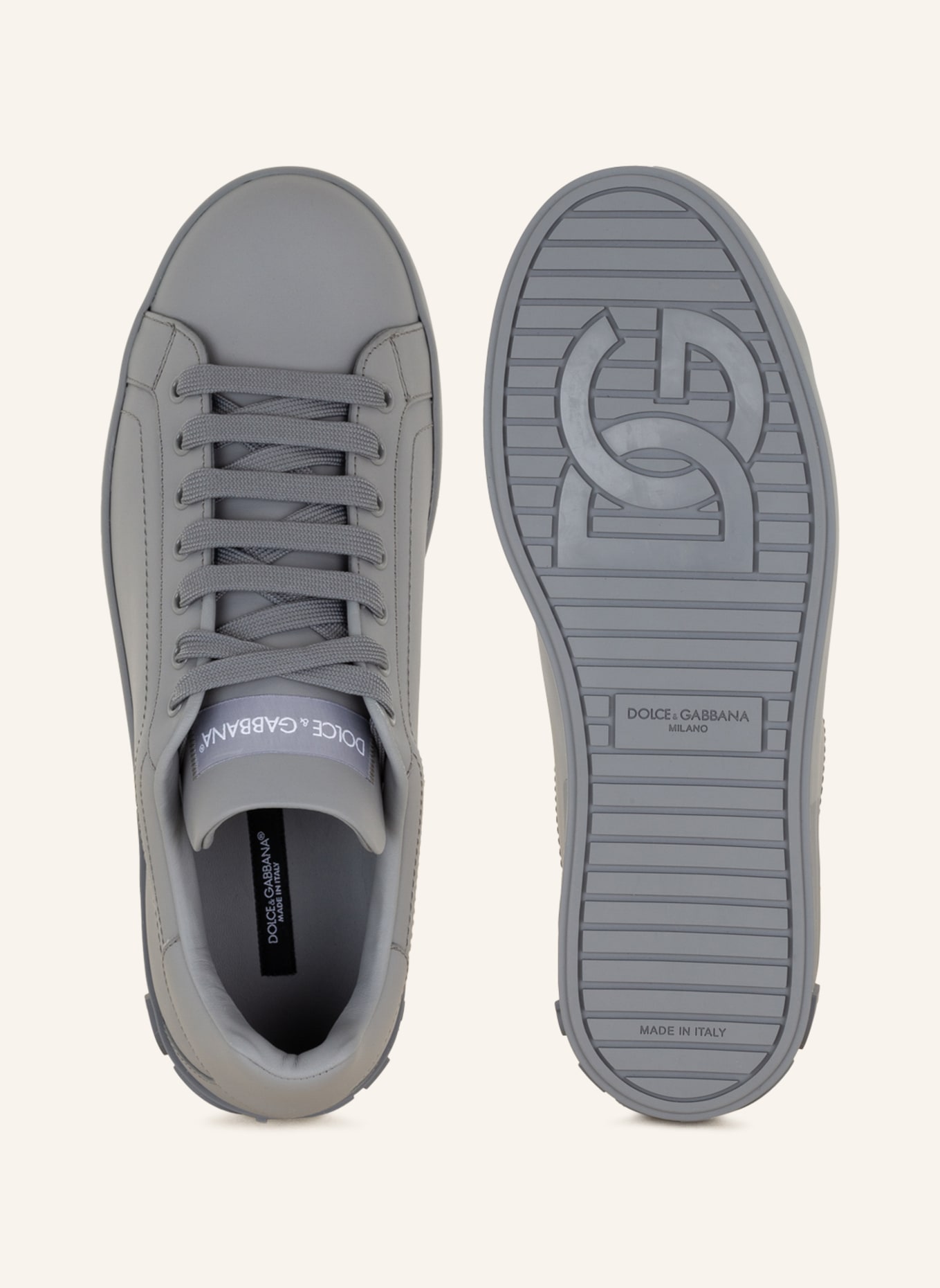 DOLCE & GABBANA Sneakersy PORTOFINO, Kolor: SZARY (Obrazek 5)