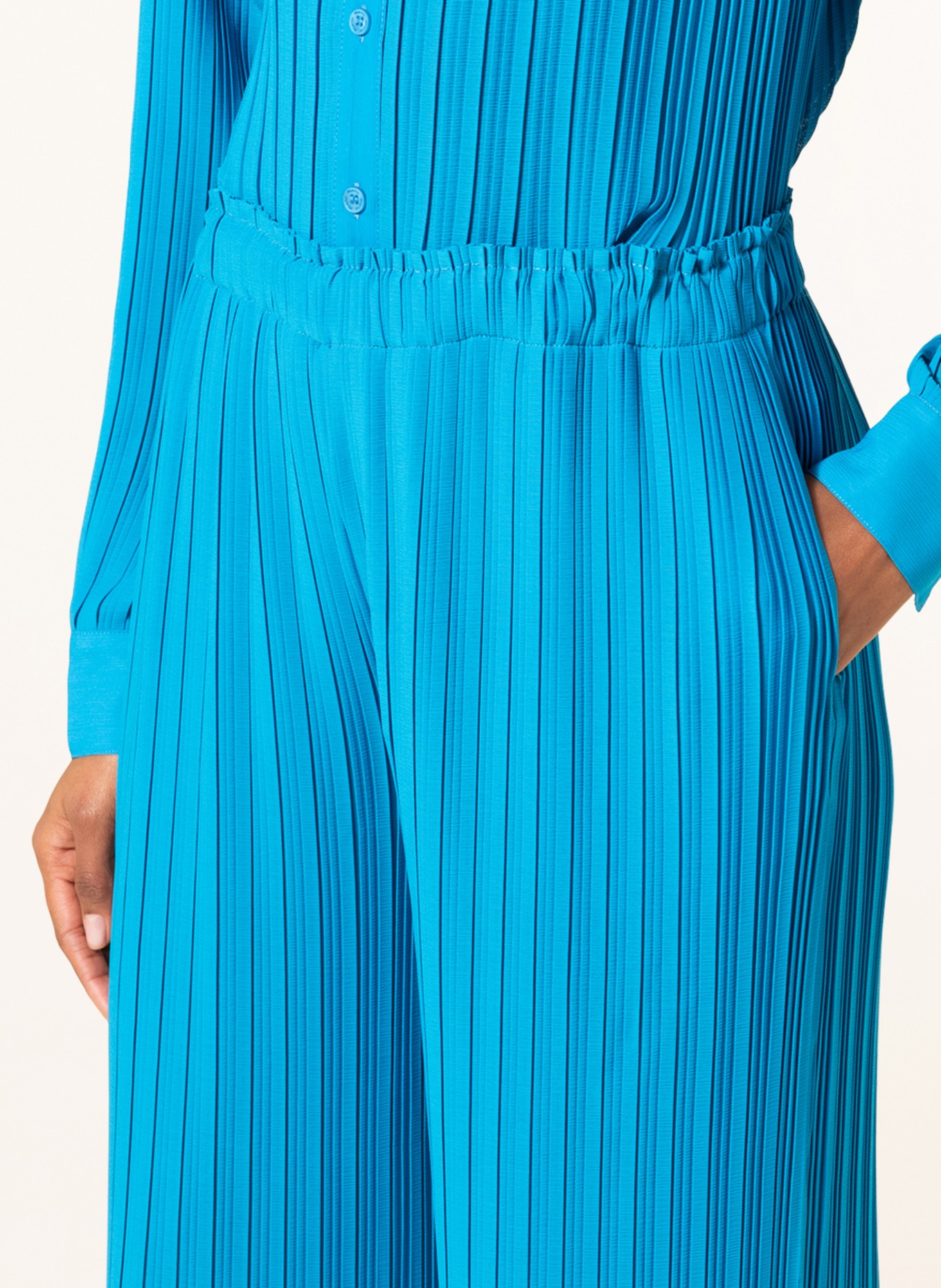RIANI Pleated pants, Color: BLUE (Image 5)