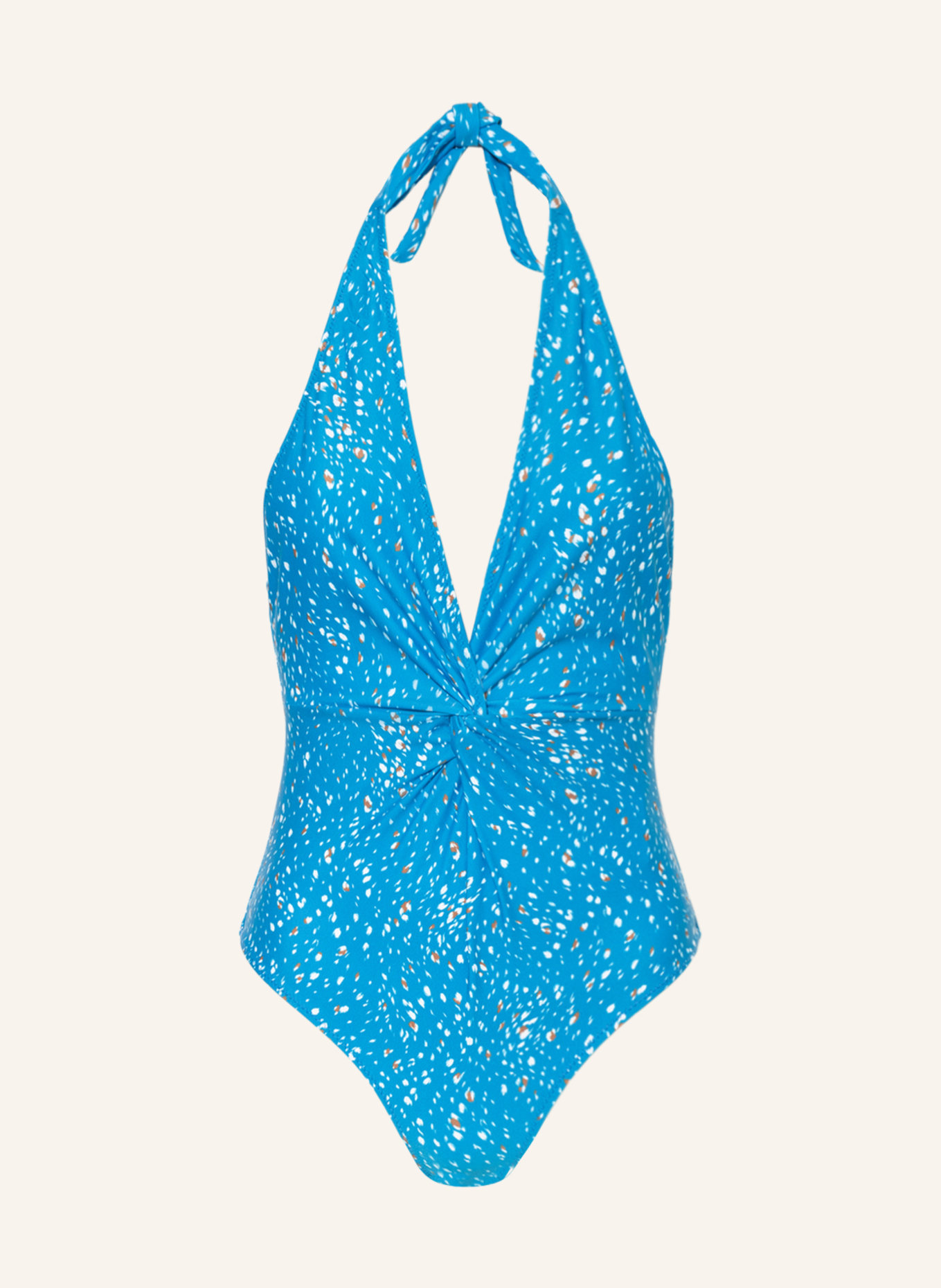 RIANI Halter neck swimsuit, Color: LIGHT BLUE (Image 1)