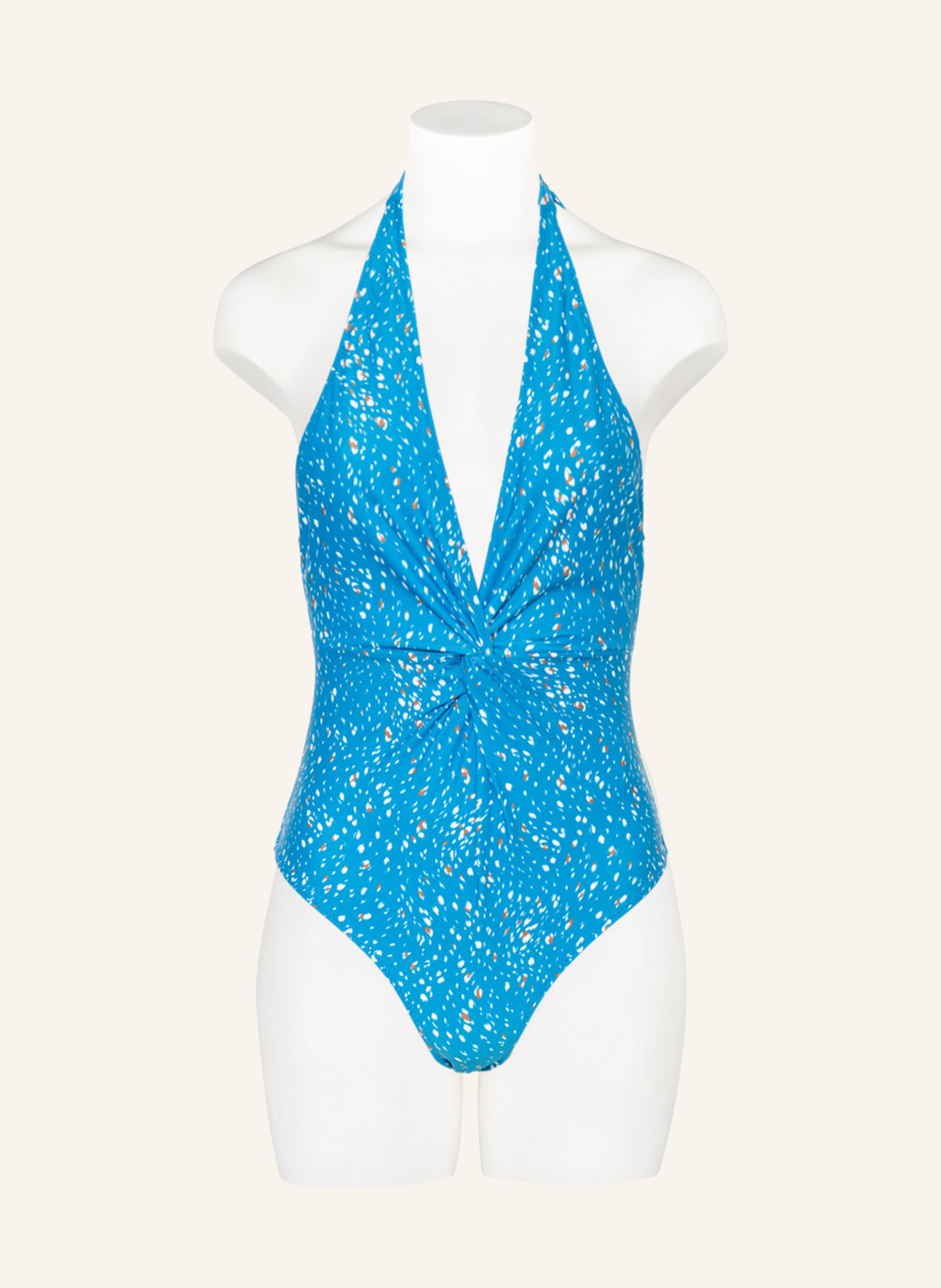 RIANI Halter neck swimsuit, Color: LIGHT BLUE (Image 2)