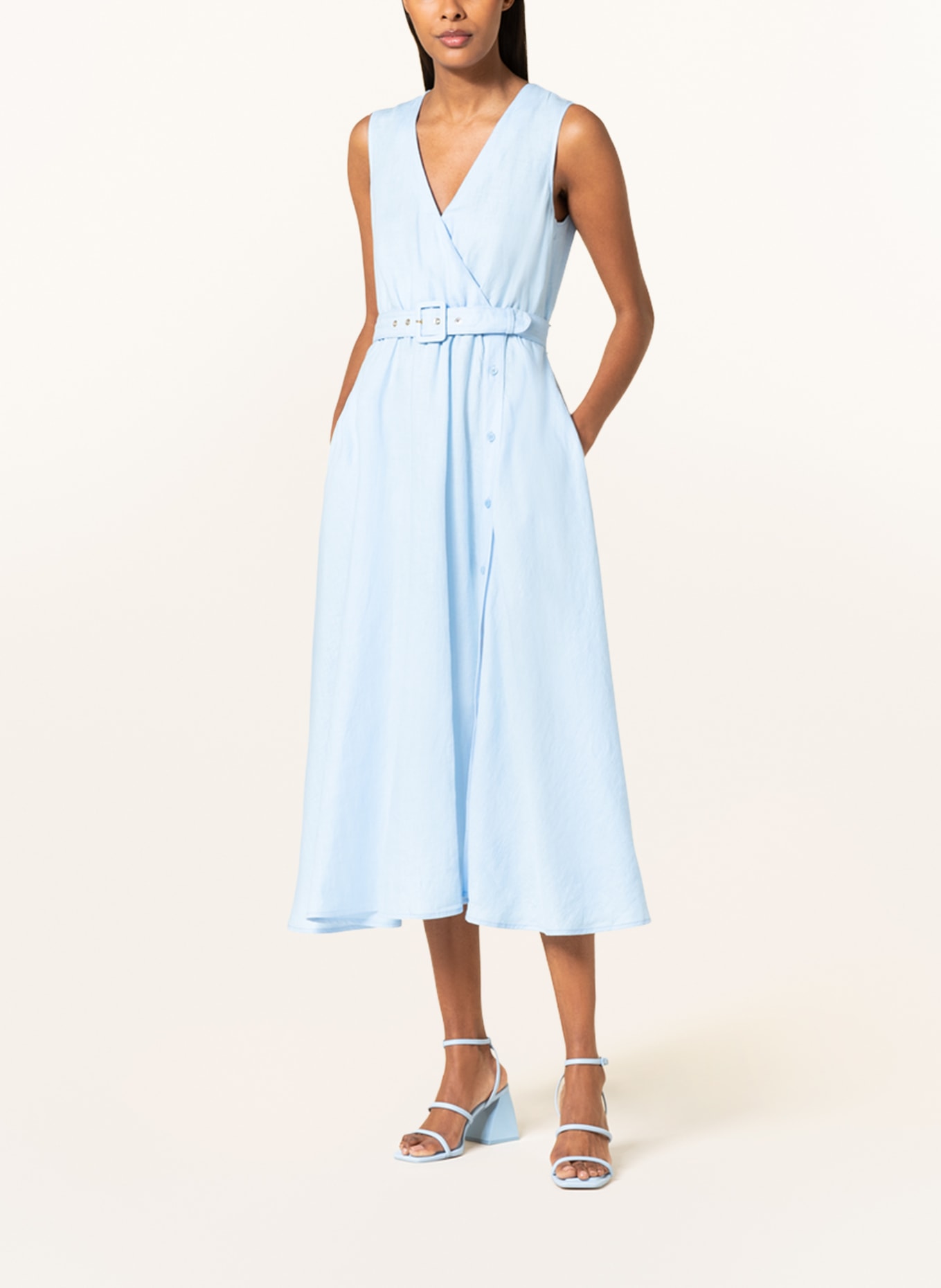 RIANI Linen dress, Color: LIGHT BLUE (Image 2)
