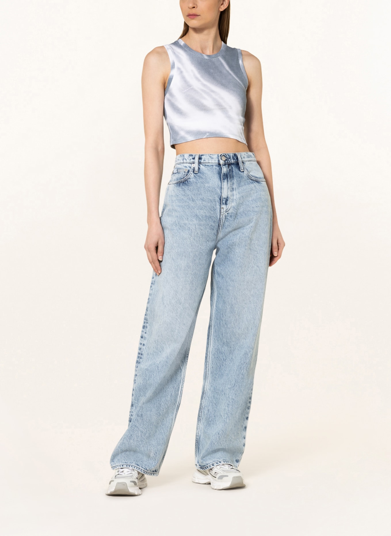 Calvin Klein Jeans Flared Jeans, Farbe: 1AA Denim Light (Bild 2)