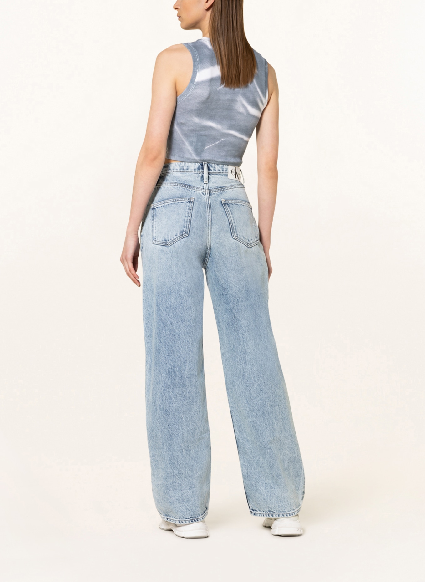 Calvin Klein Jeans Jeansy flare, Kolor: 1AA Denim Light (Obrazek 3)