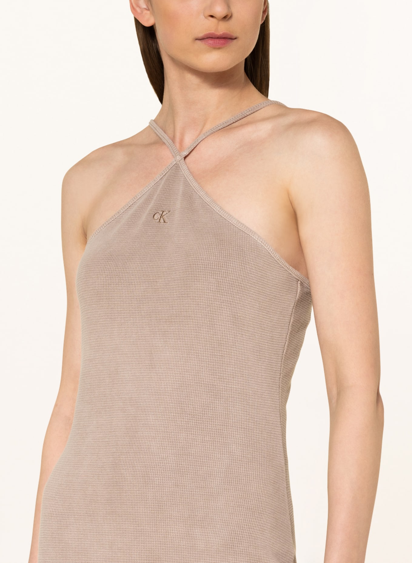 Calvin klein beige dress hot sale