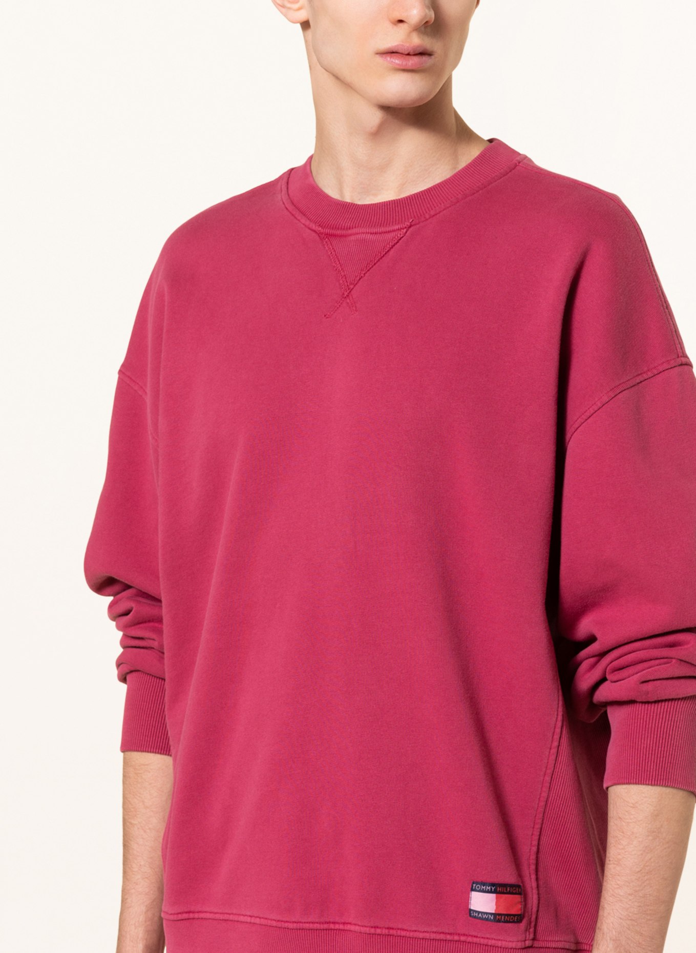 TOMMY HILFIGER Sweatshirt, Color: DARK RED (Image 4)