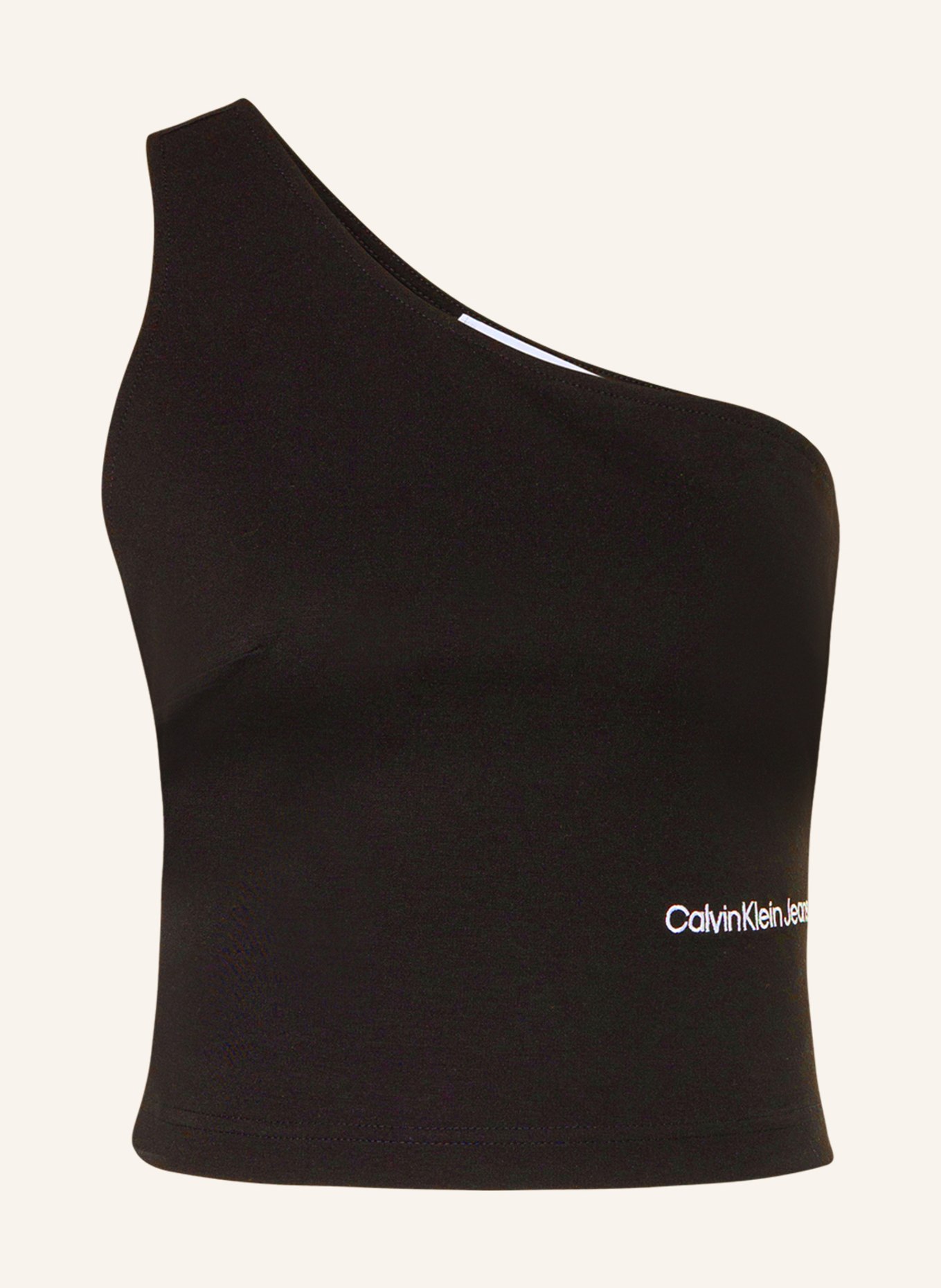 Calvin Klein Jeans One-shoulder top, Color: BLACK (Image 1)