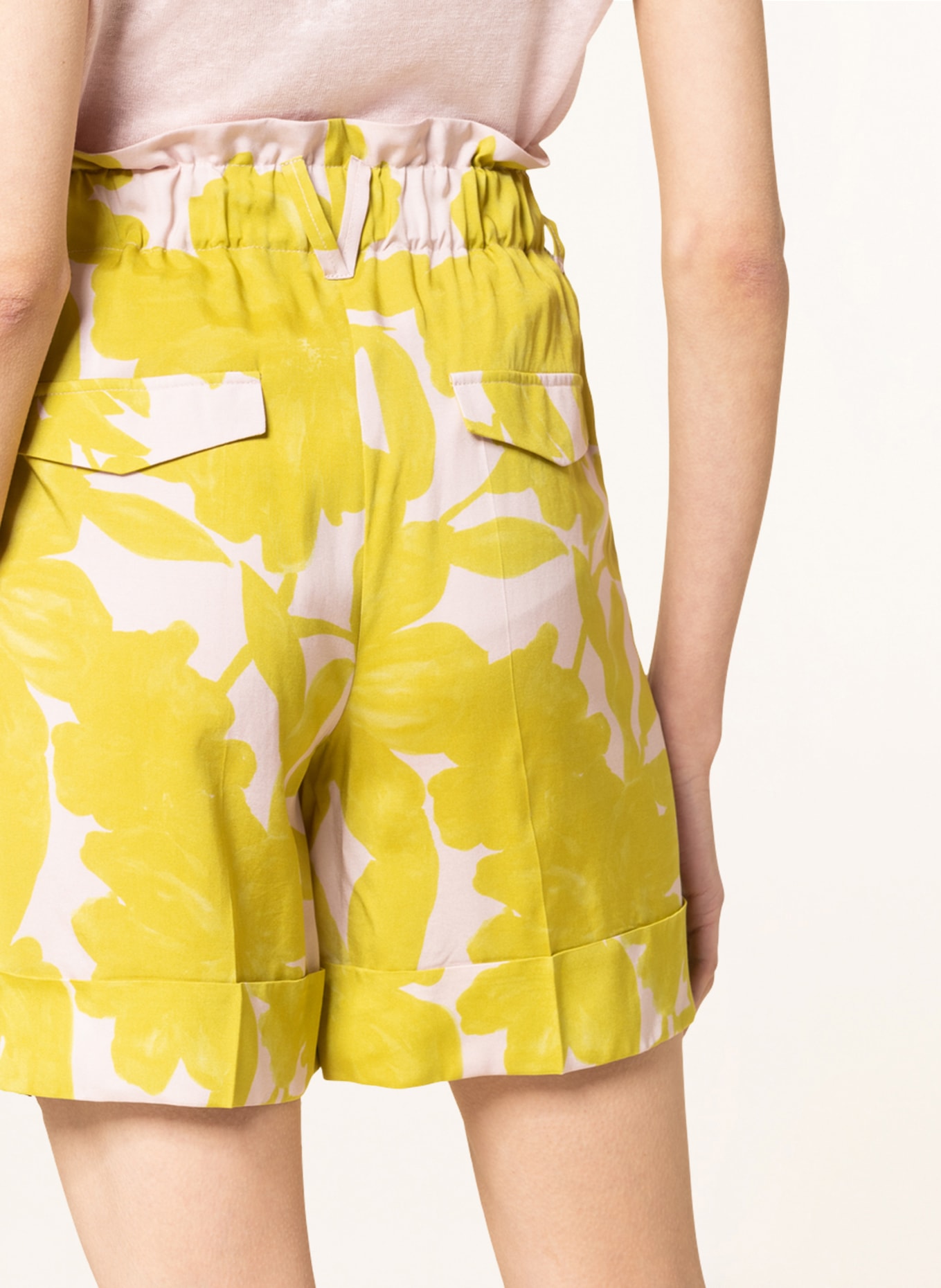 LUISA CERANO Shorts, Farbe: ROSÉ/ HELLGRÜN (Bild 5)