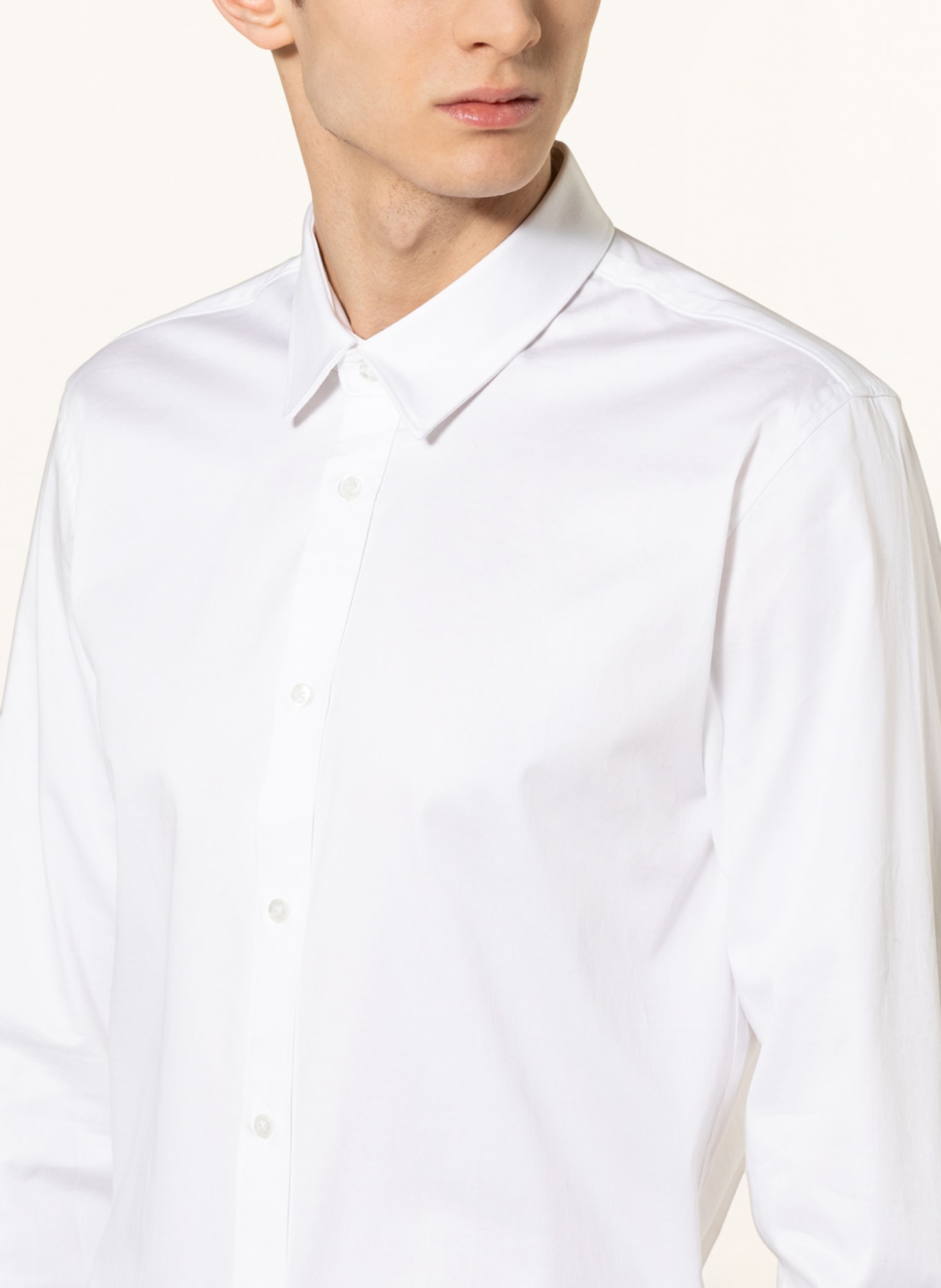 CINQUE Jersey shirt CISNAKE slim fit, Color: WHITE (Image 4)