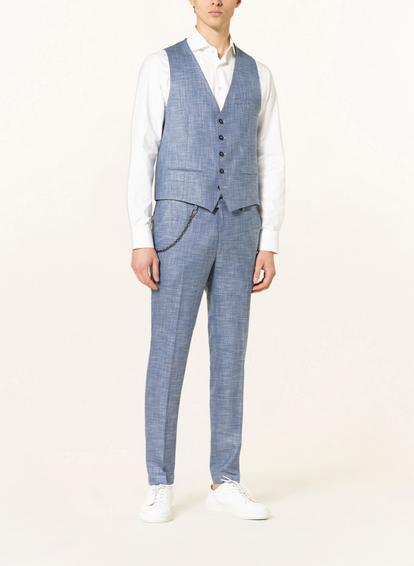 CINQUE Suit vest CIVITRA slim fit , Color: BLUE (Image 3)