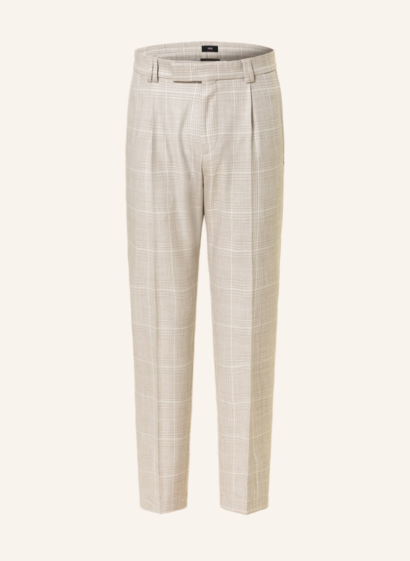 CINQUE Spodnie garniturowe CISANDO extra slim fit, Kolor: KREMOWY/ BEŻOWY/ JASNOBRĄZOWY (Obrazek 1)