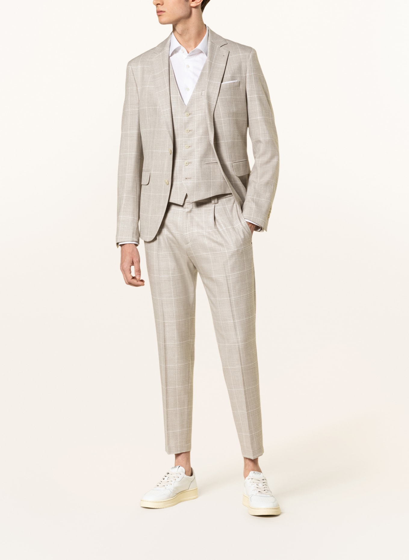 CINQUE Suit trousers CISANDO extra slim fit, Color: CREAM/ BEIGE/ LIGHT BROWN (Image 2)