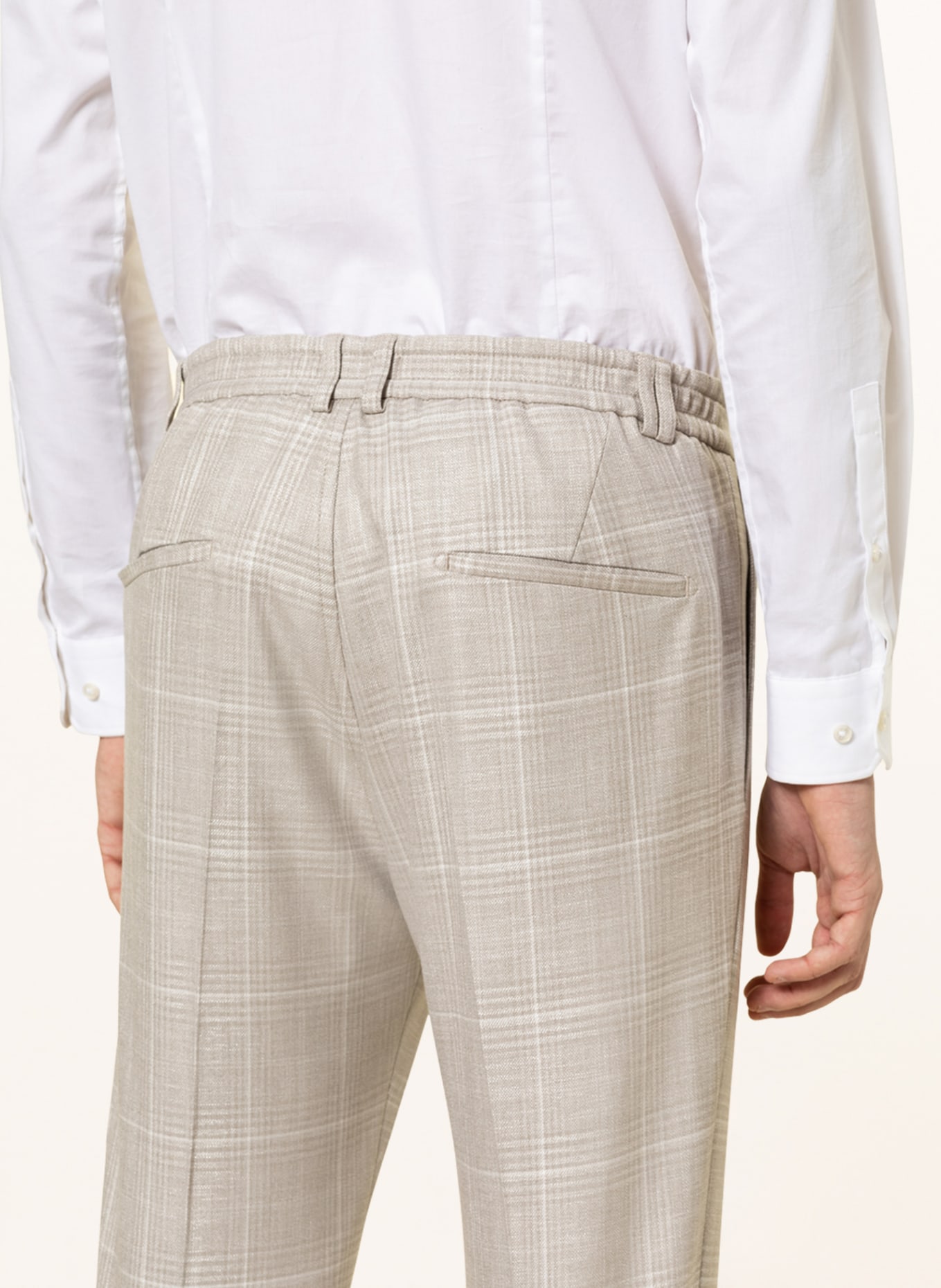 CINQUE Oblekové kalhoty CISANDO Extra Slim Fit, Barva: KRÉMOVÁ/ BÉŽOVÁ/ SVĚTLE HNĚDÁ (Obrázek 6)