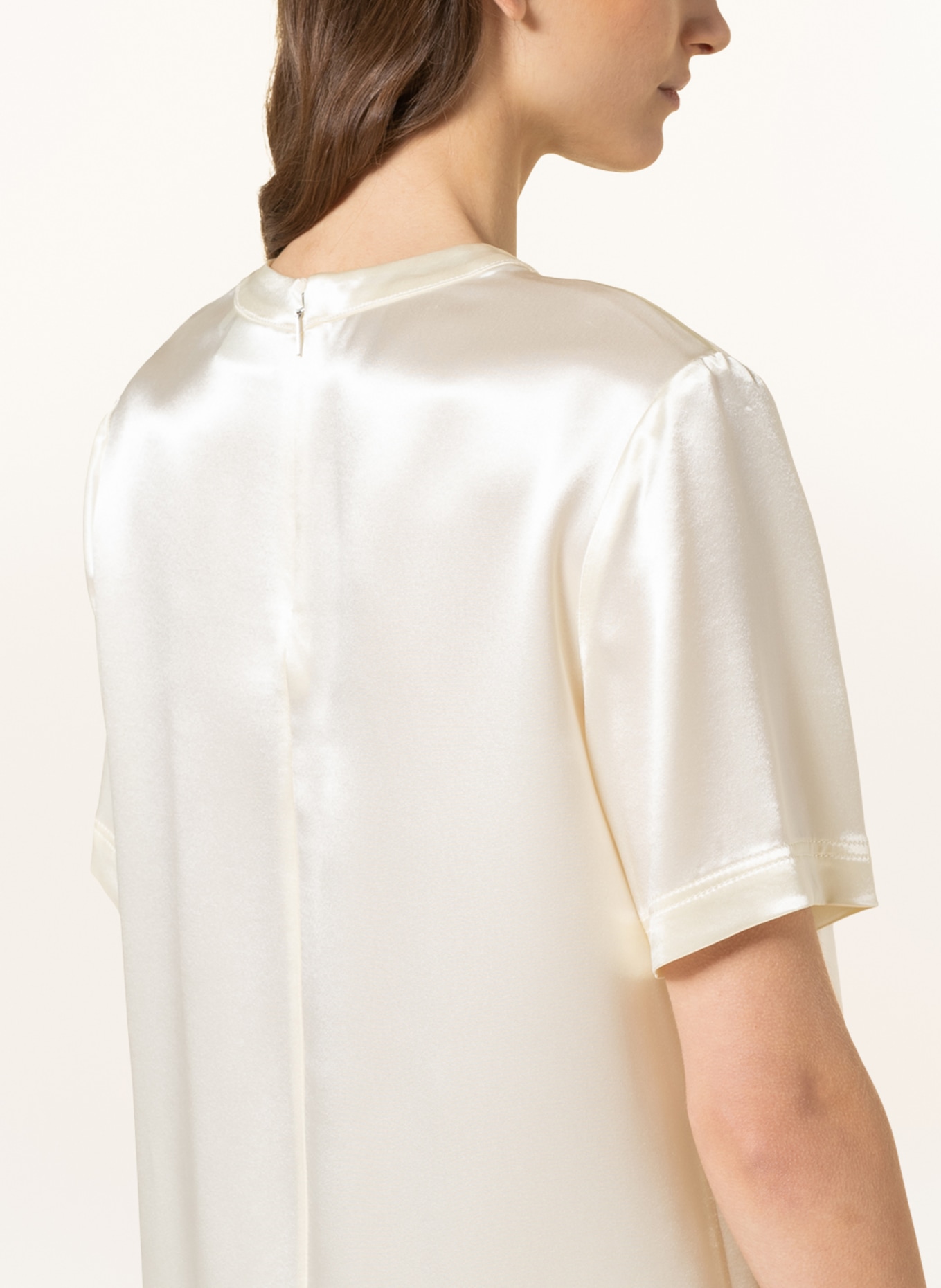 Calvin Klein Shirt blouse NAIA in satin, Color: ECRU (Image 4)