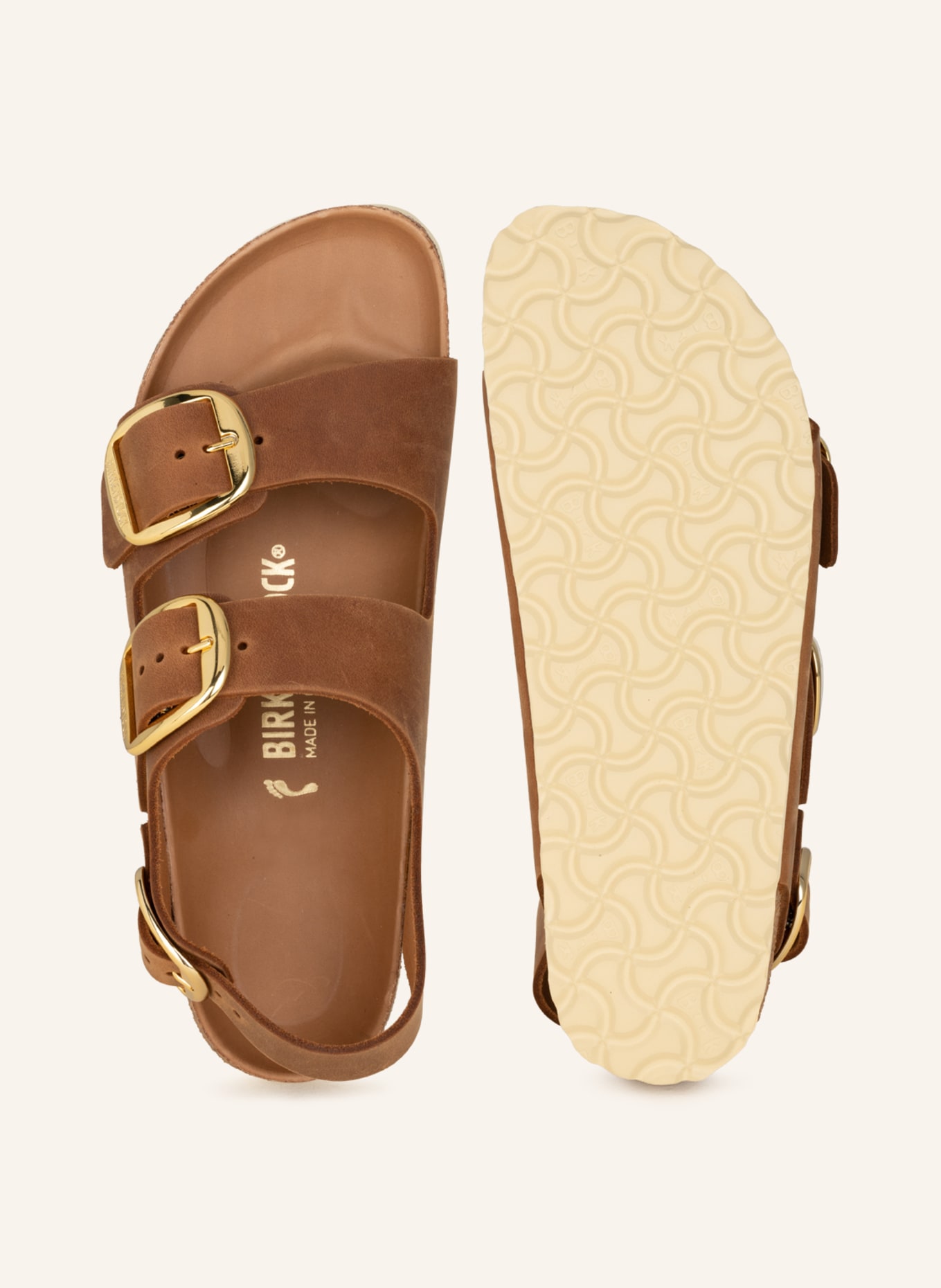 BIRKENSTOCK Sandals MILANO BIG BUCKLE, Color: COGNAC (Image 5)