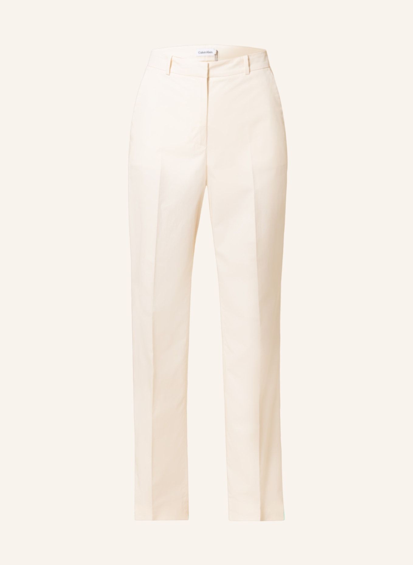 Calvin Klein Kalhoty, Barva: KRÉMOVÁ (Obrázek 1)