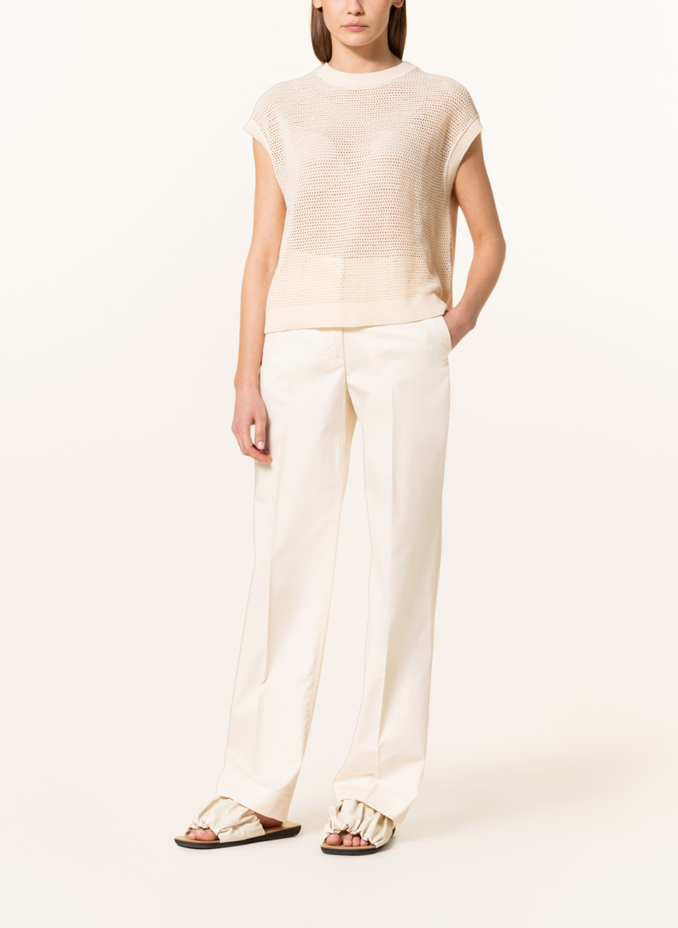Calvin Klein Spodnie, Kolor: KREMOWY (Obrazek 2)