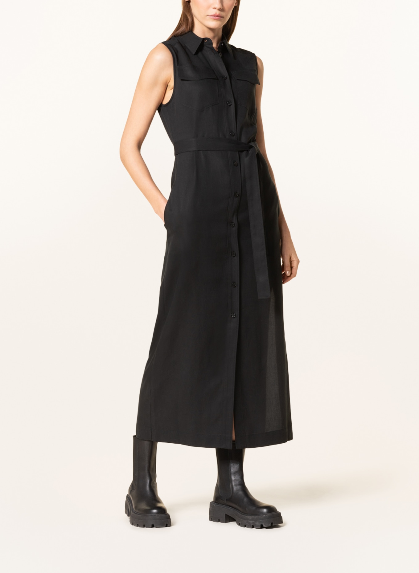 Calvin Klein Shirt dress, Color: BLACK (Image 2)