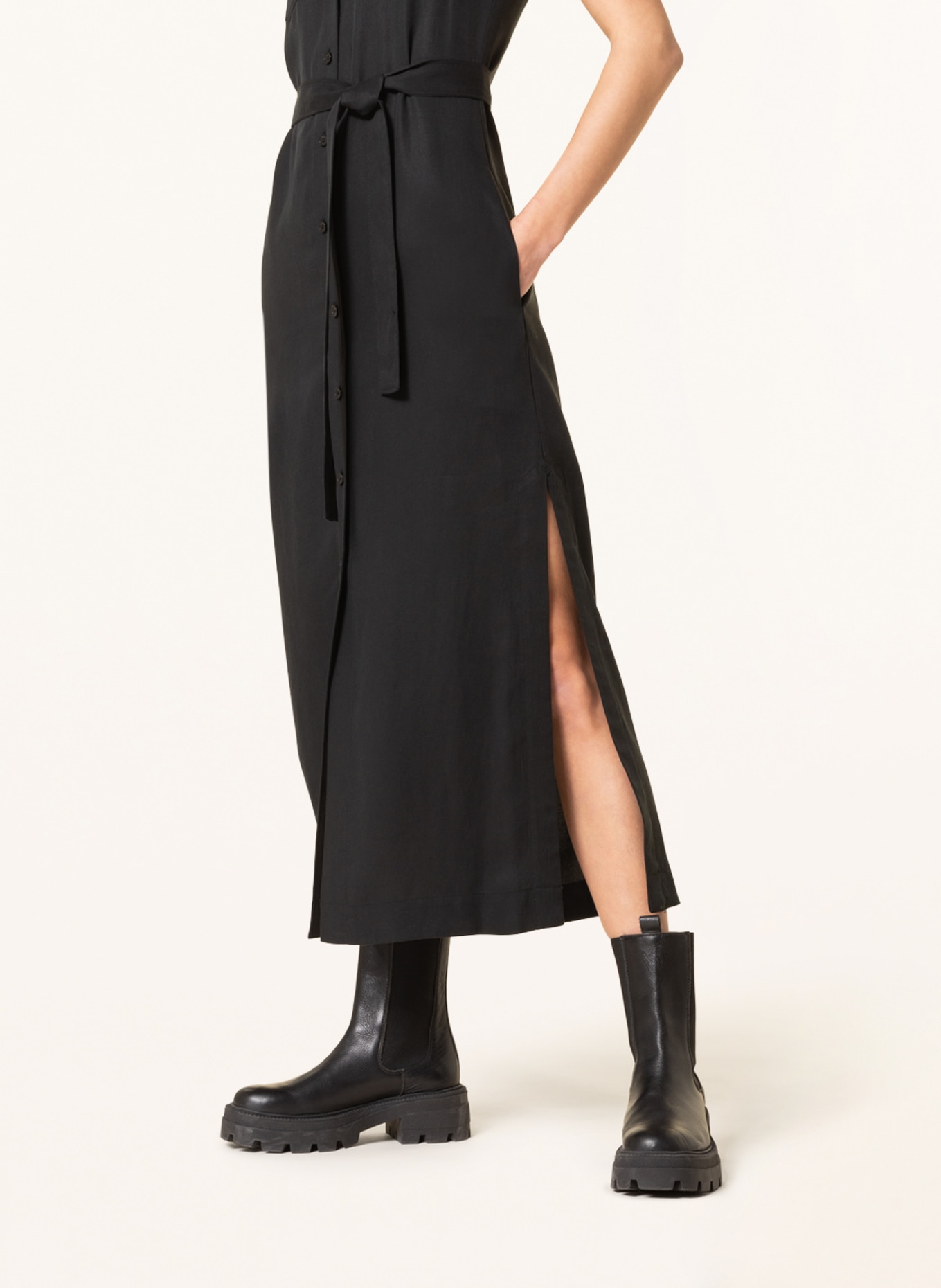 Calvin Klein Shirt dress, Color: BLACK (Image 4)