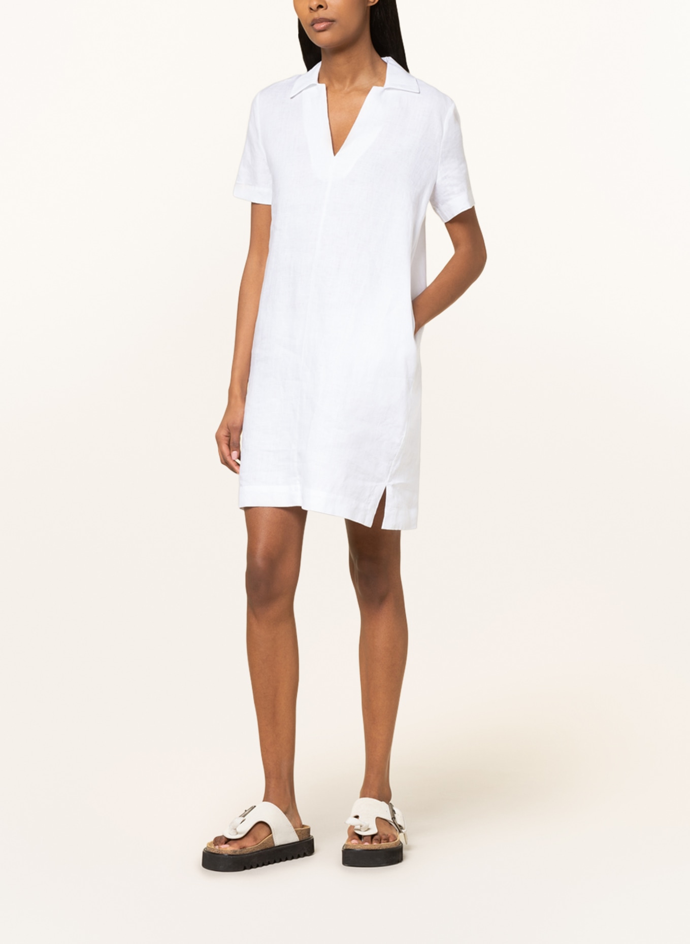 Calvin klein linen dress store