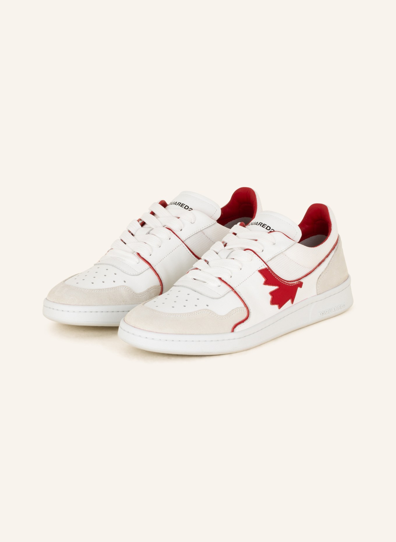 DSQUARED2 Sneakers BOXER, Color: WHITE/ RED (Image 1)
