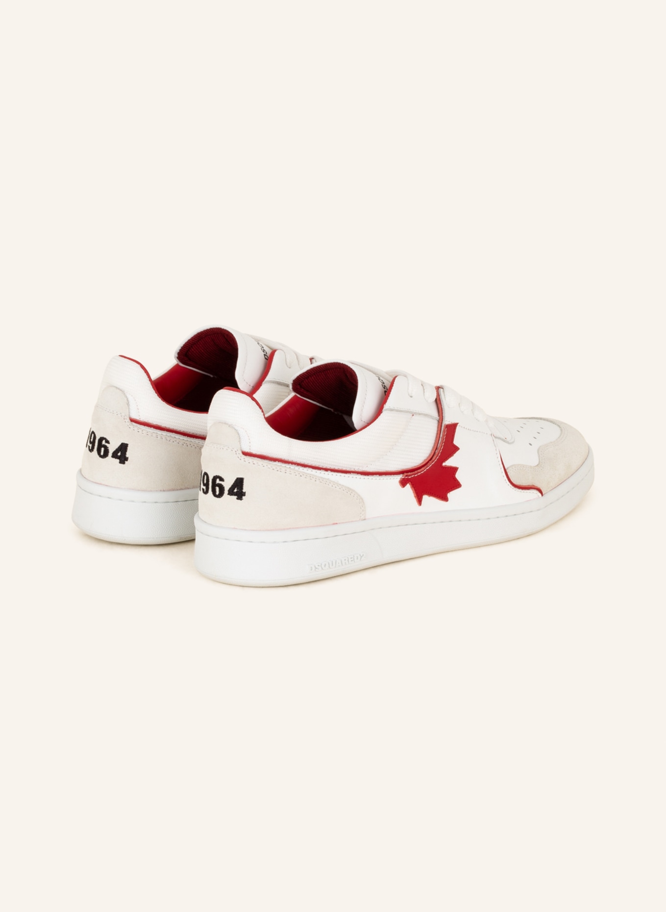 DSQUARED2 Sneakers BOXER, Color: WHITE/ RED (Image 2)