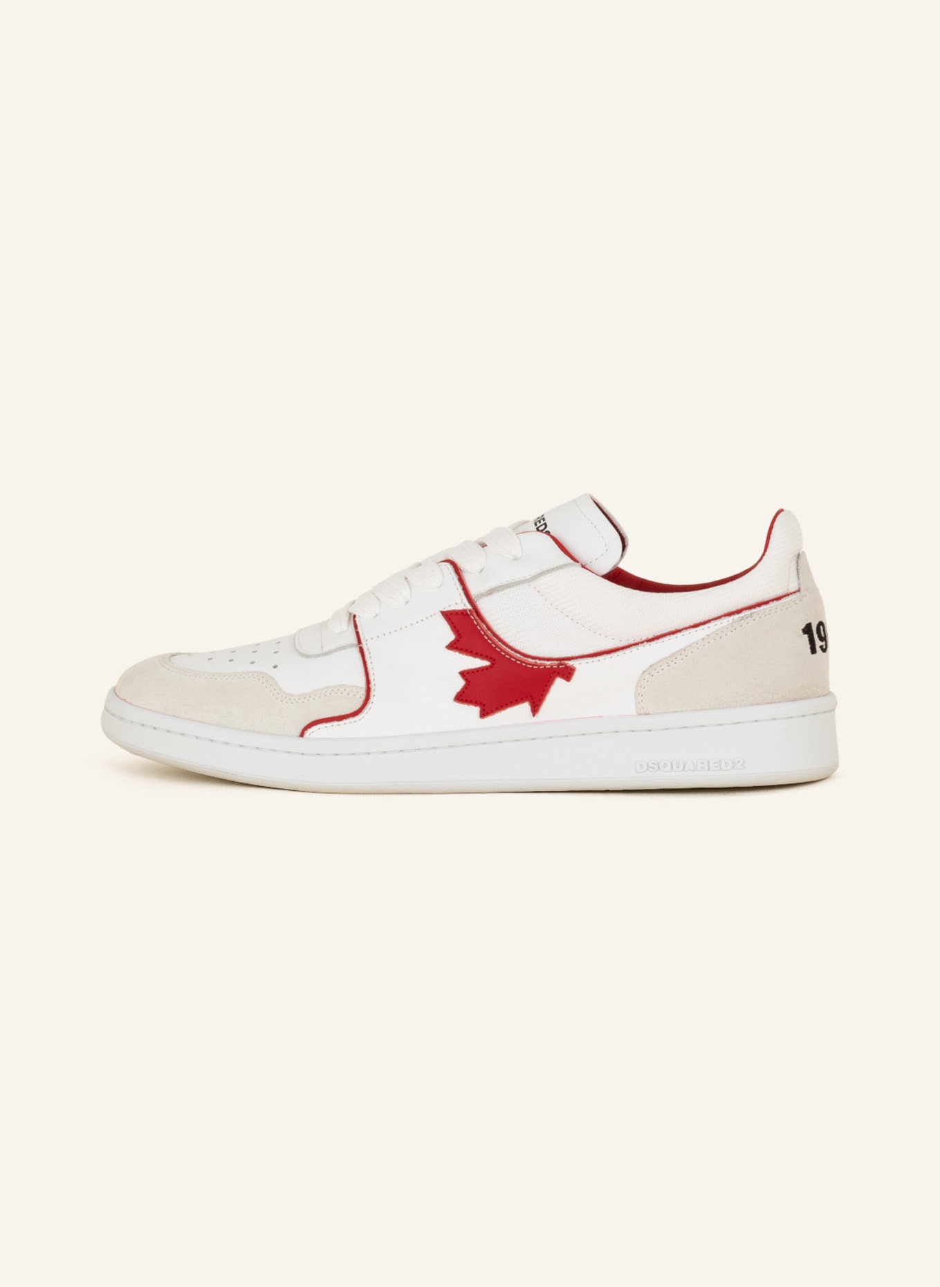 DSQUARED2 Sneakers BOXER, Color: WHITE/ RED (Image 4)